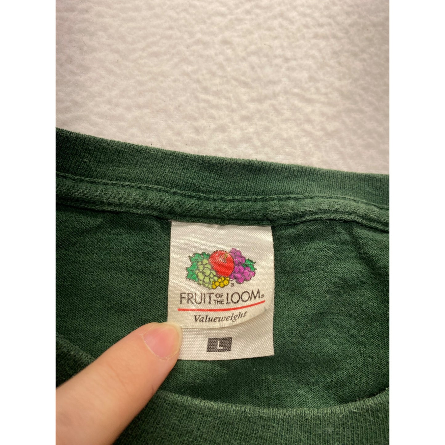 Fruit Of The Loom Green Adihash Shirt #5683