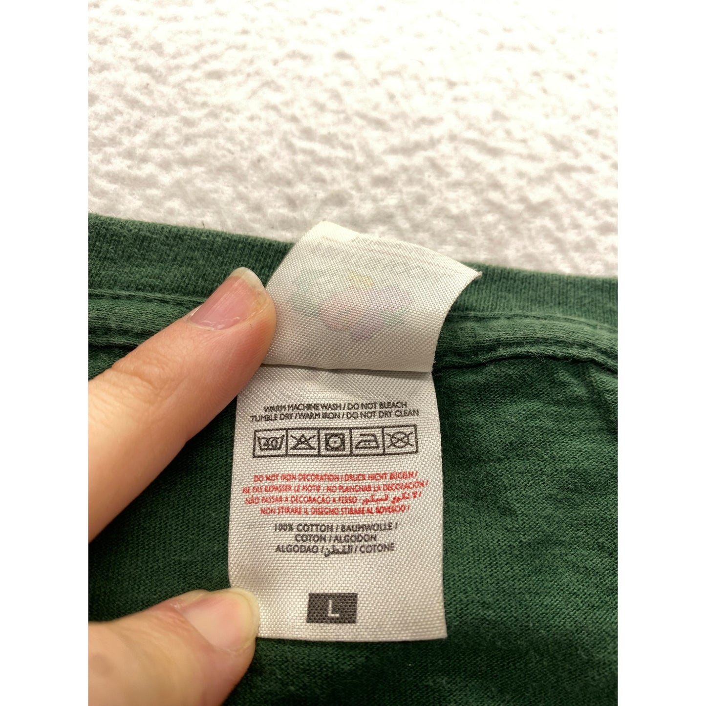 Fruit Of The Loom Green Adihash Shirt #5683