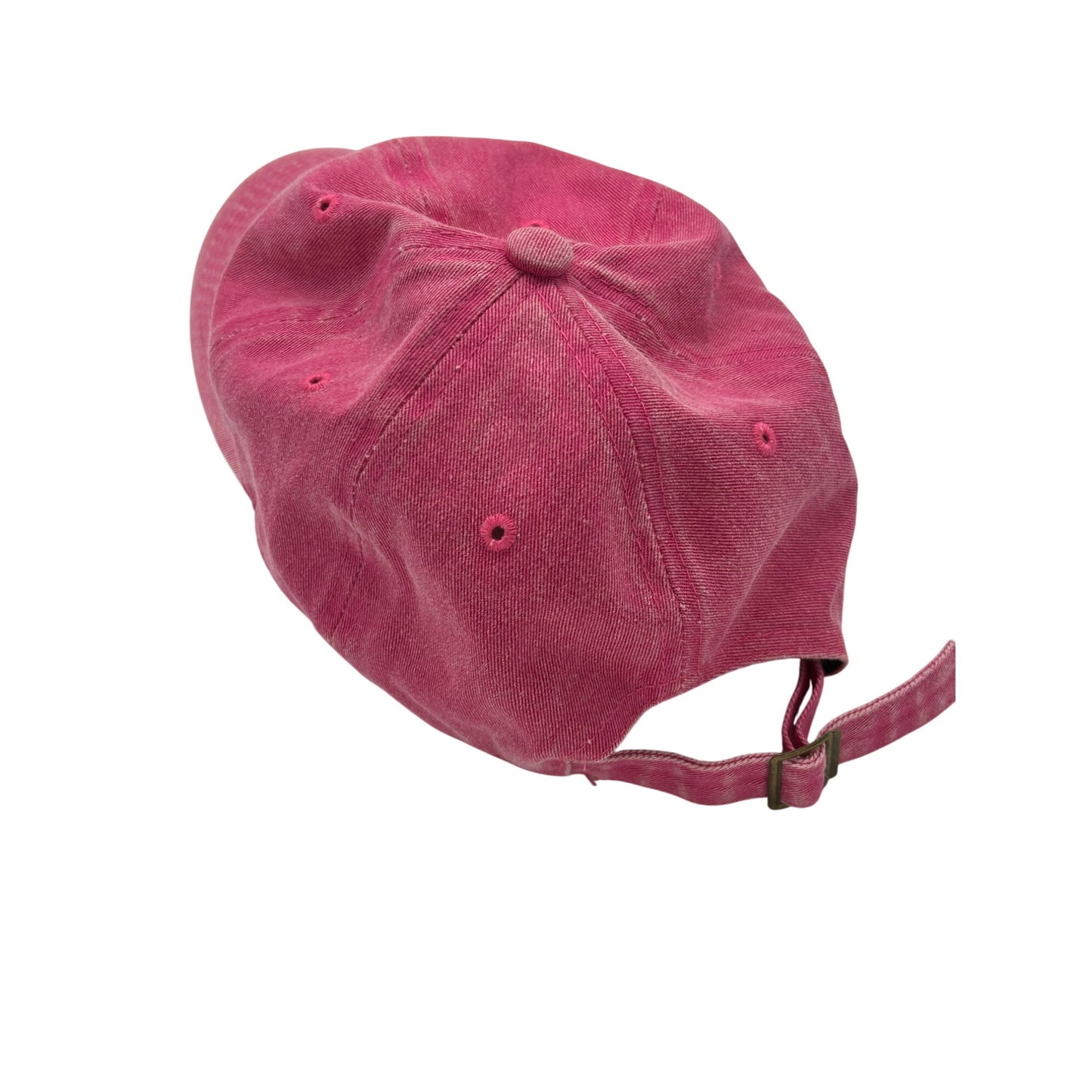 Dry Goods Pink Adjustable Baseball Cap 100% Cotton Embroidered Logo Unisex #6639