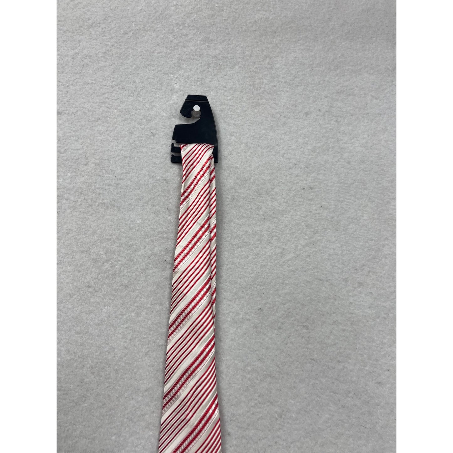 Mens Got Knot Red & White Striped 100% Silk #40A