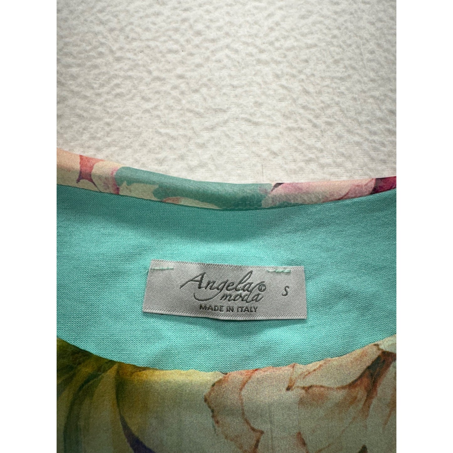 Floral Bell Sleeve Silk Sheer Blouse #7580