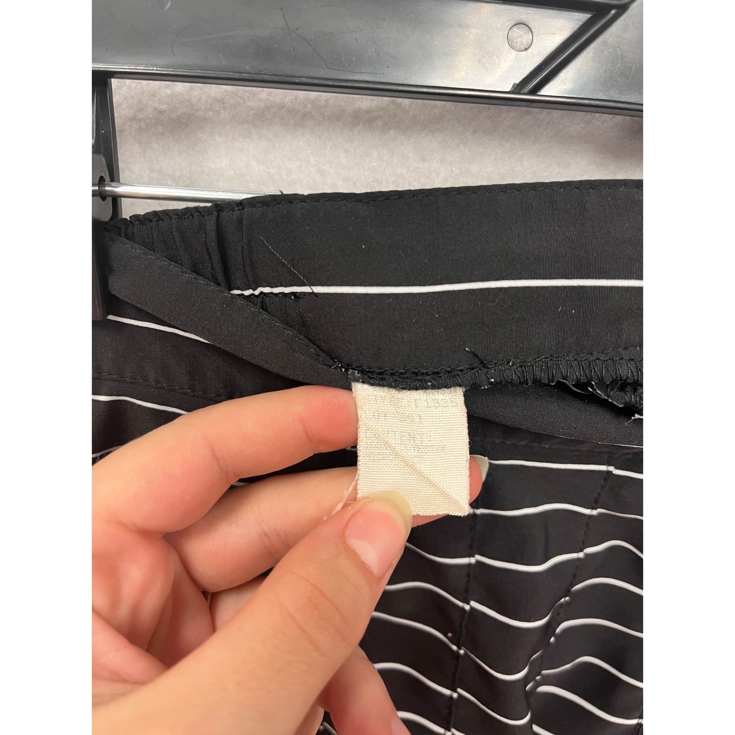 Tail Girls Striped Pleated Skirt Size 6 Black White Multicolor #58A