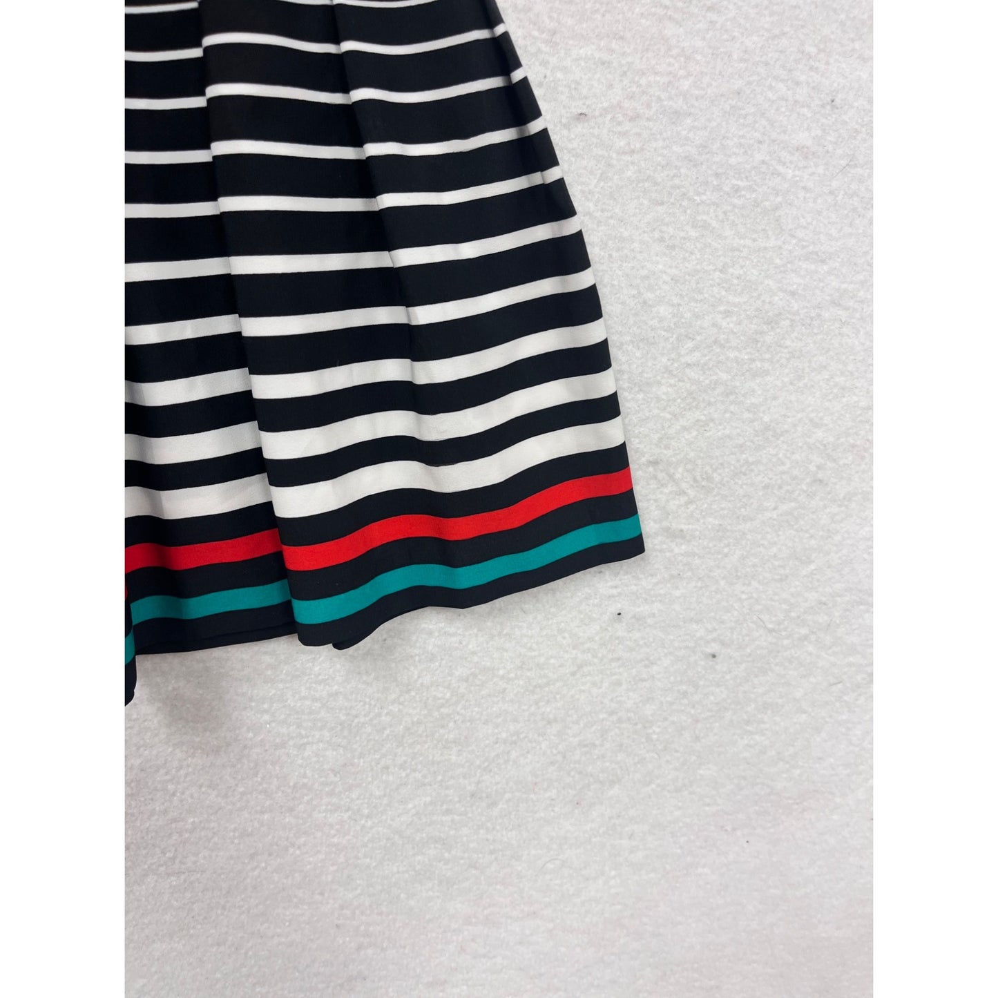 Tail Girls Striped Pleated Skirt Size 6 Black White Multicolor #58A