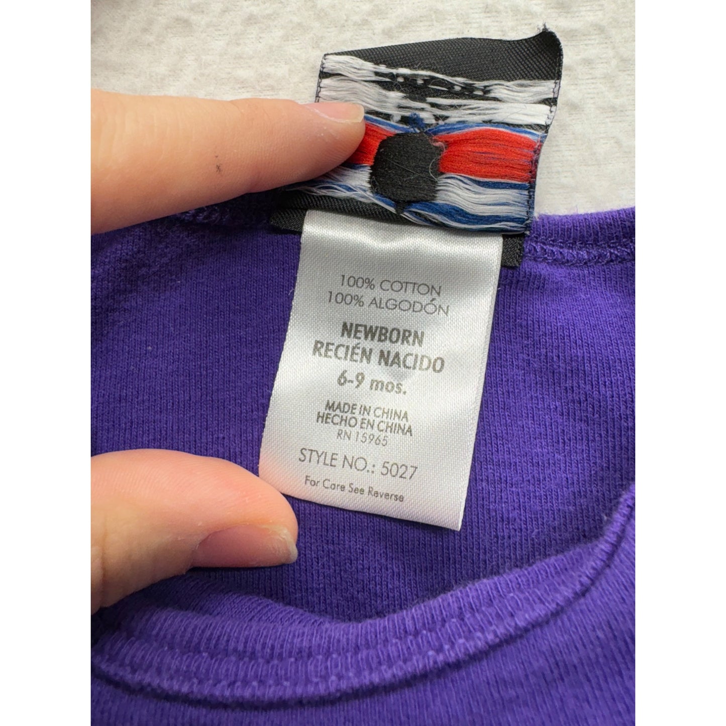 NFL Team Apparel Baby Vikings Purple bodysuit & Booties Set #7439