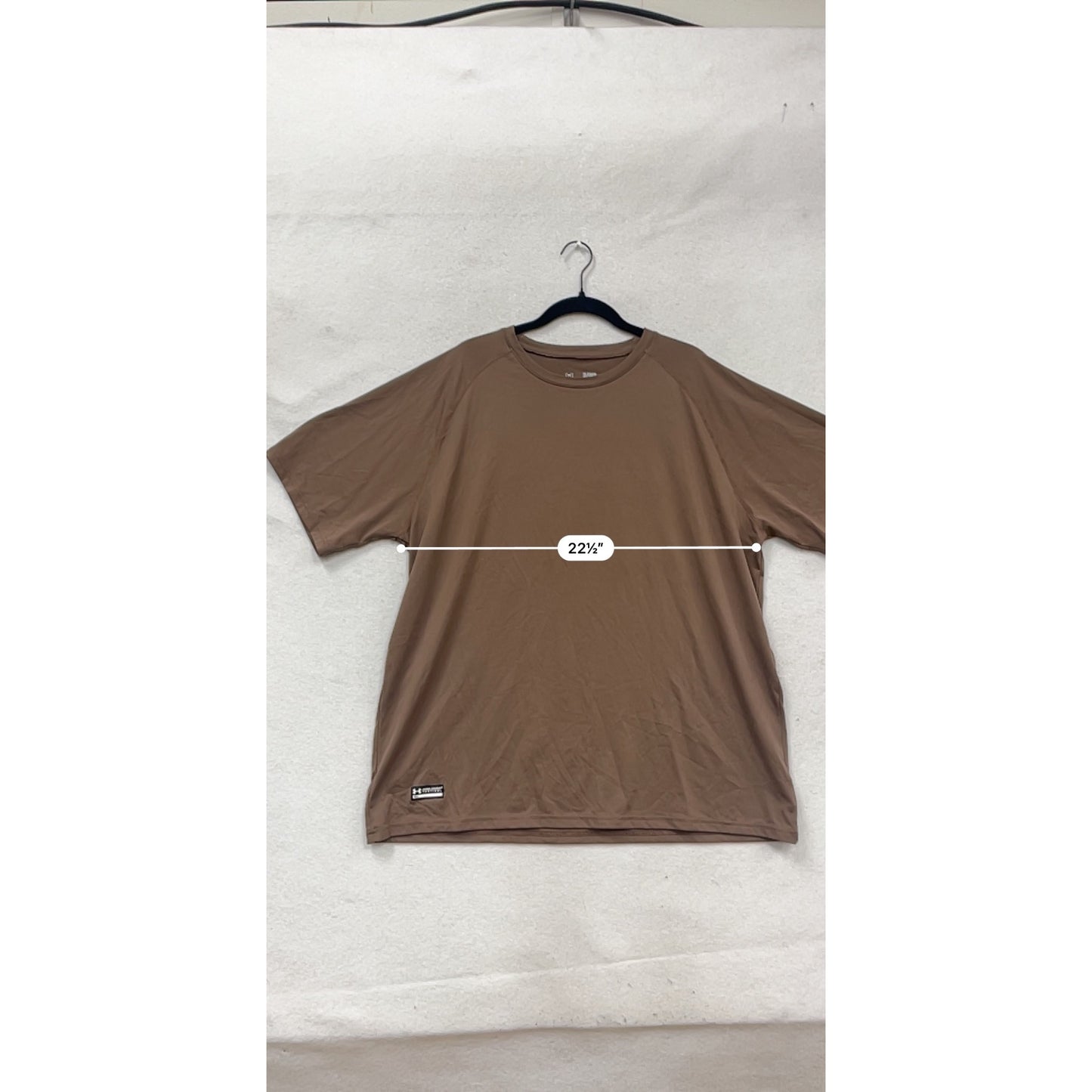 Under Armour Heatgear Loose Fit Brown T-Shirt XL #297A