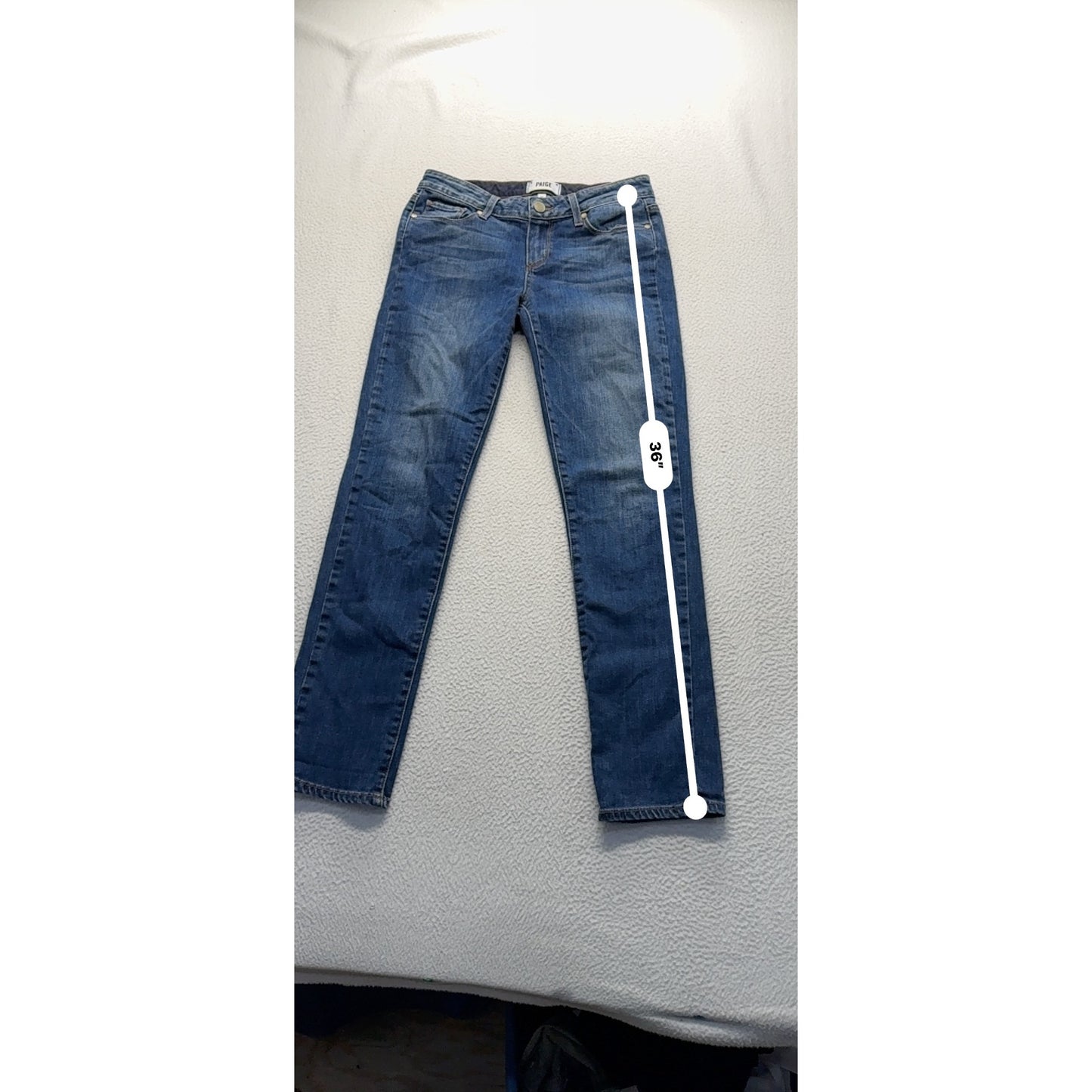 Paige Skyline Ankle Peg Jeans Size 26 #7945