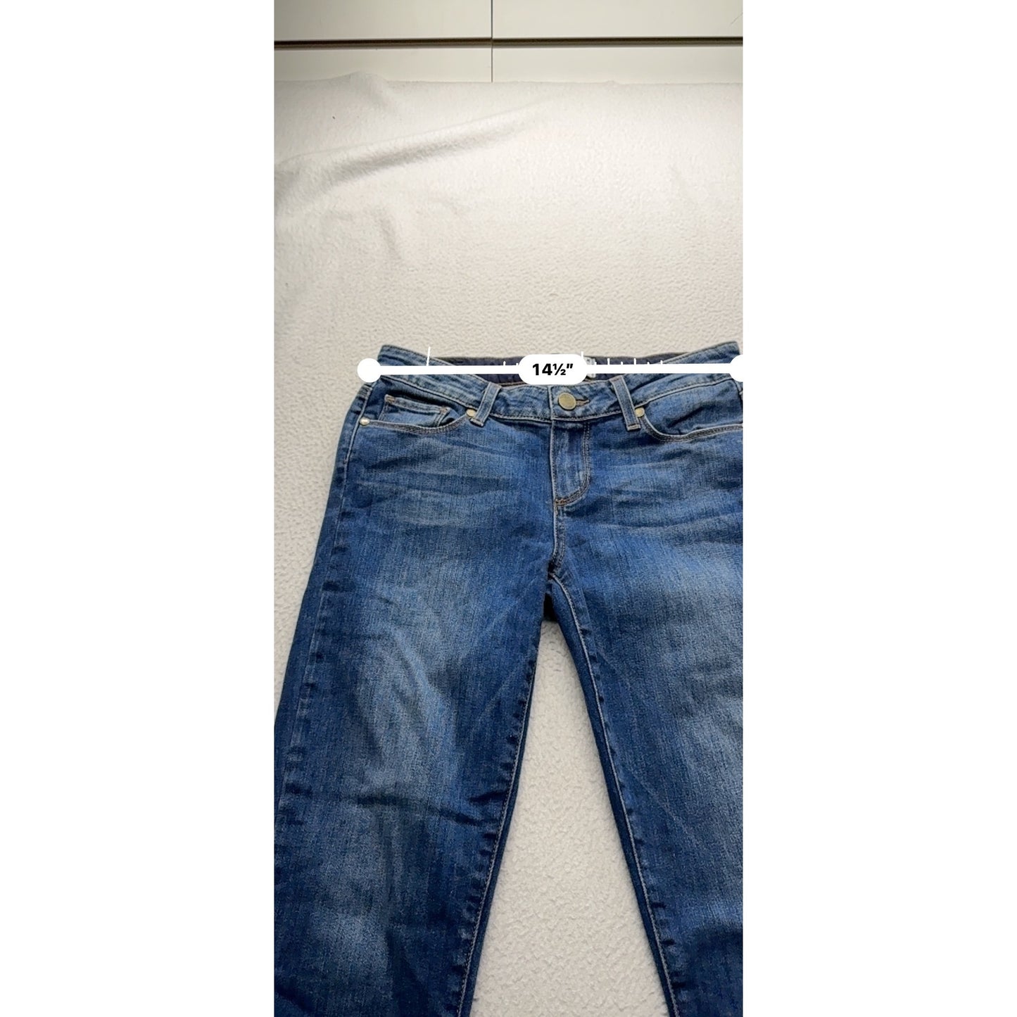 Paige Skyline Ankle Peg Jeans Size 26 #7945