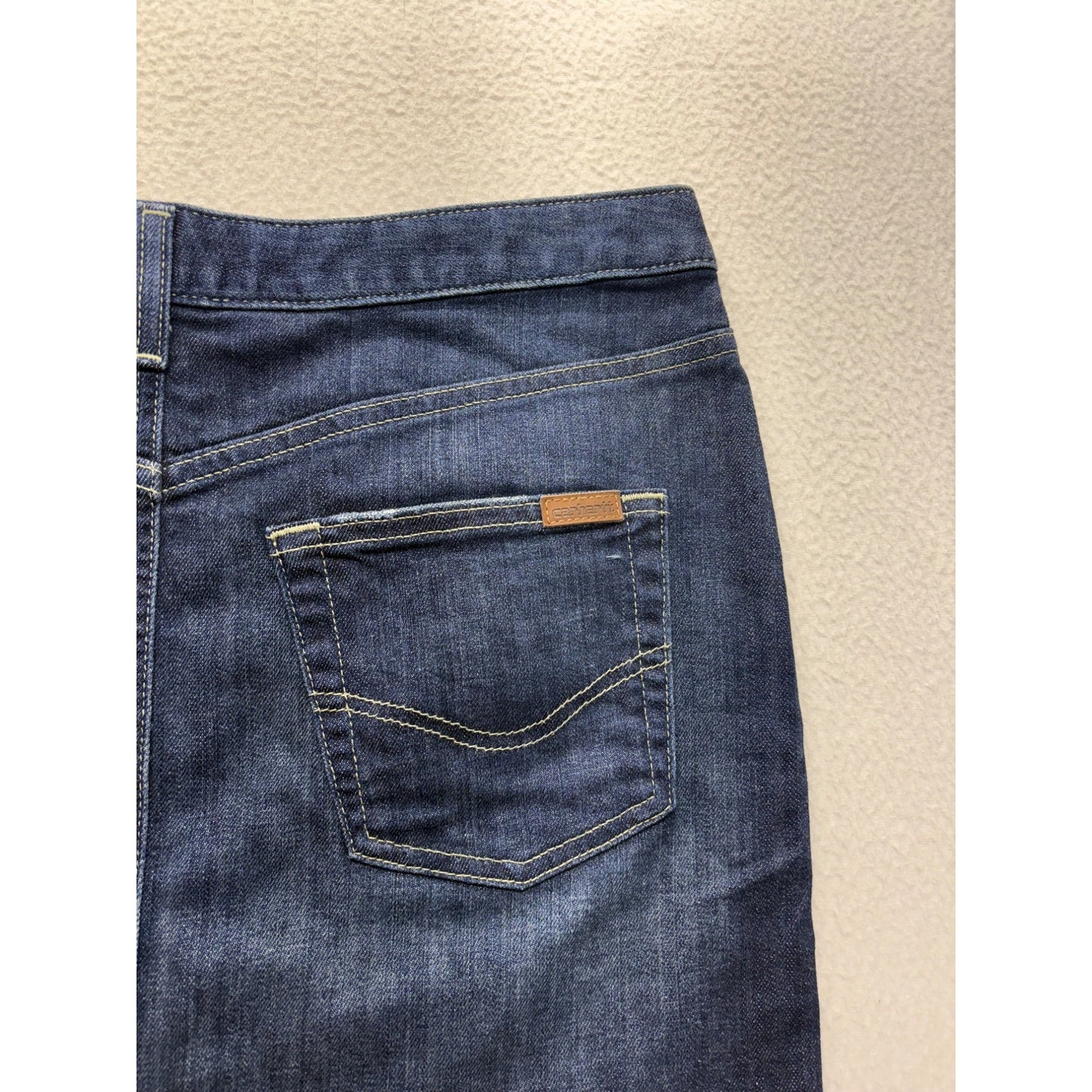 Carhartt Womens Blue Denim Jean Skirt #7565