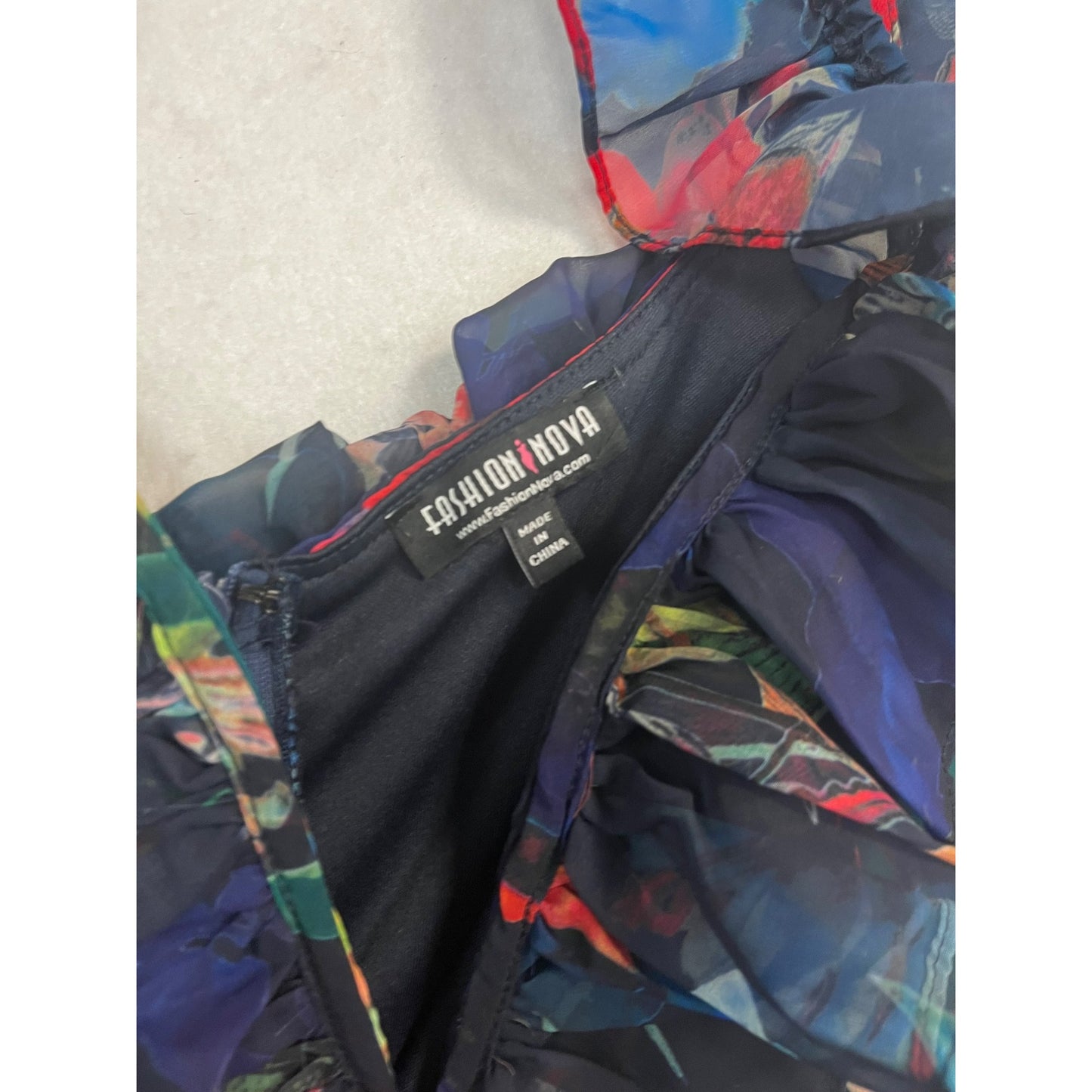 Women’s Fashion Nova Tropical Jumpsuit #2596