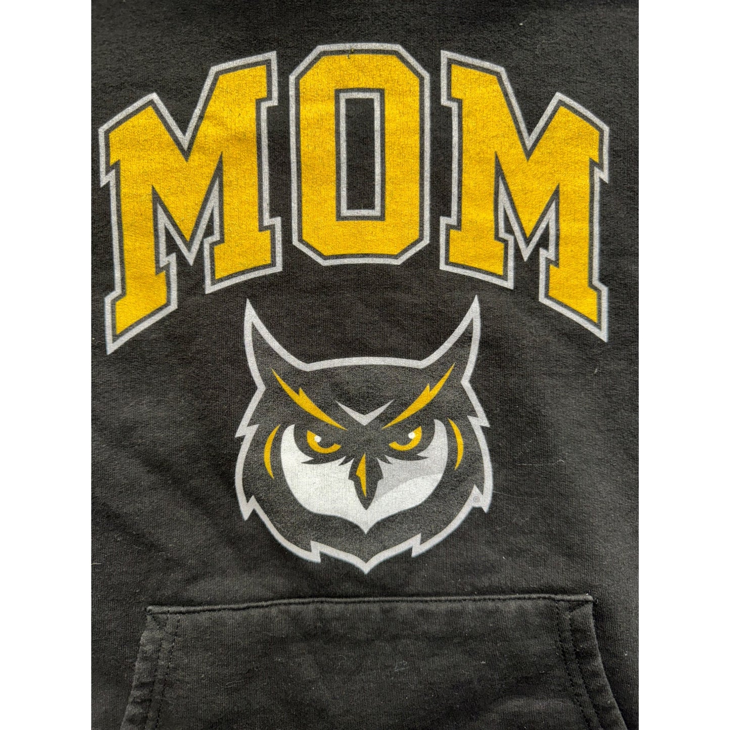 Mom Owl Graphic Hoodie By True Made Size S/C/P Black #7960