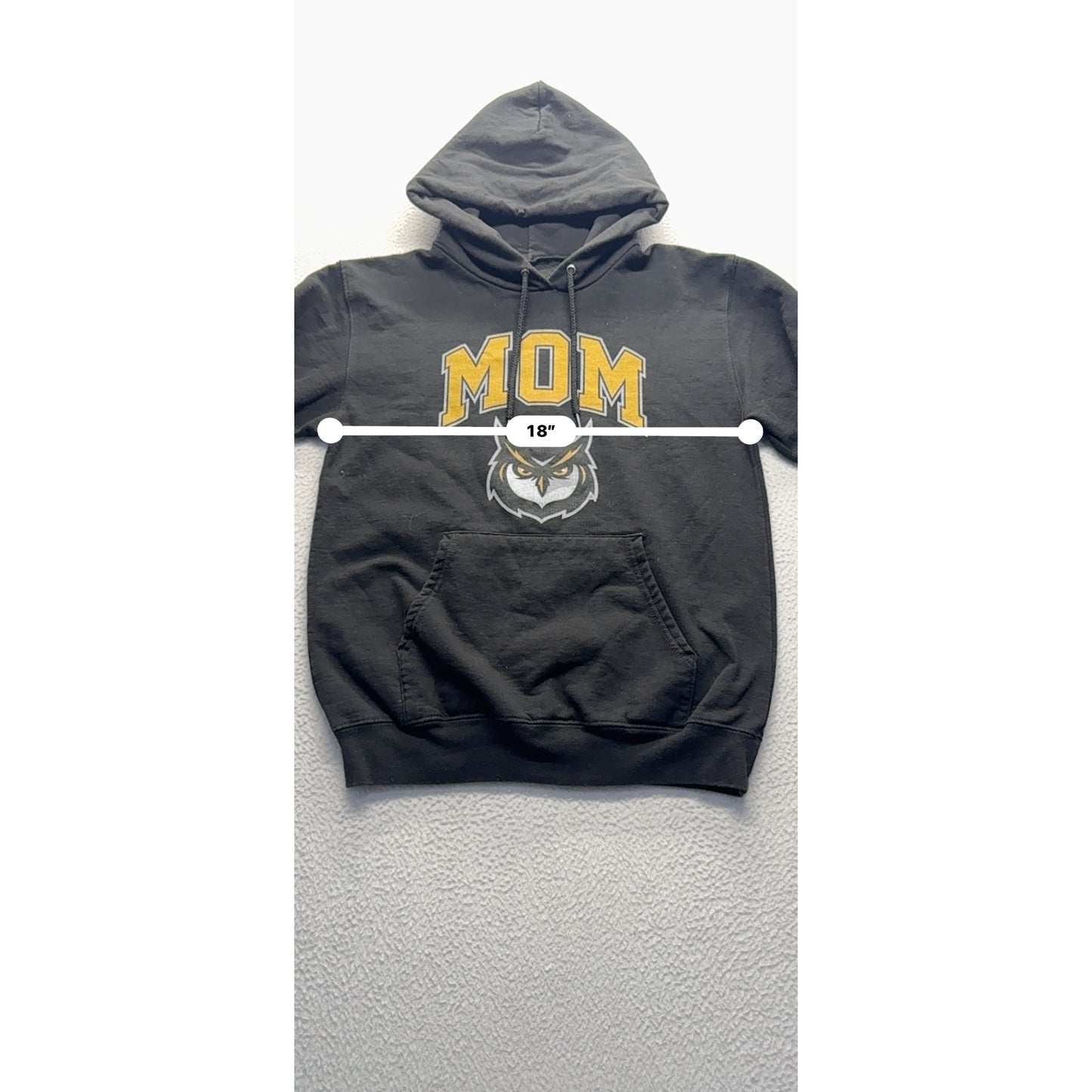Mom Owl Graphic Hoodie By True Made Size S/C/P Black #7960