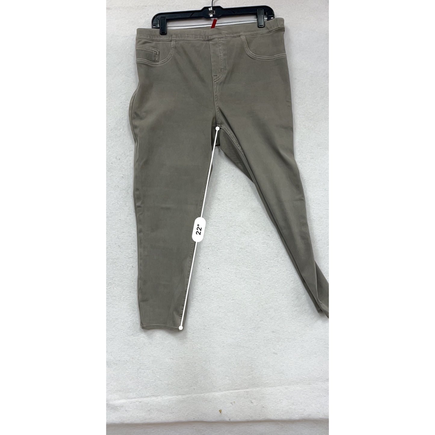 Spanx XLJ Olive Green Stretch Pants #943A