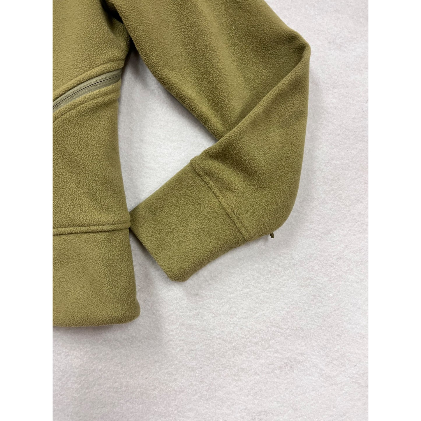 Oakley Womens Fleece Jacket Olive Green Zip-Up Size S #6297