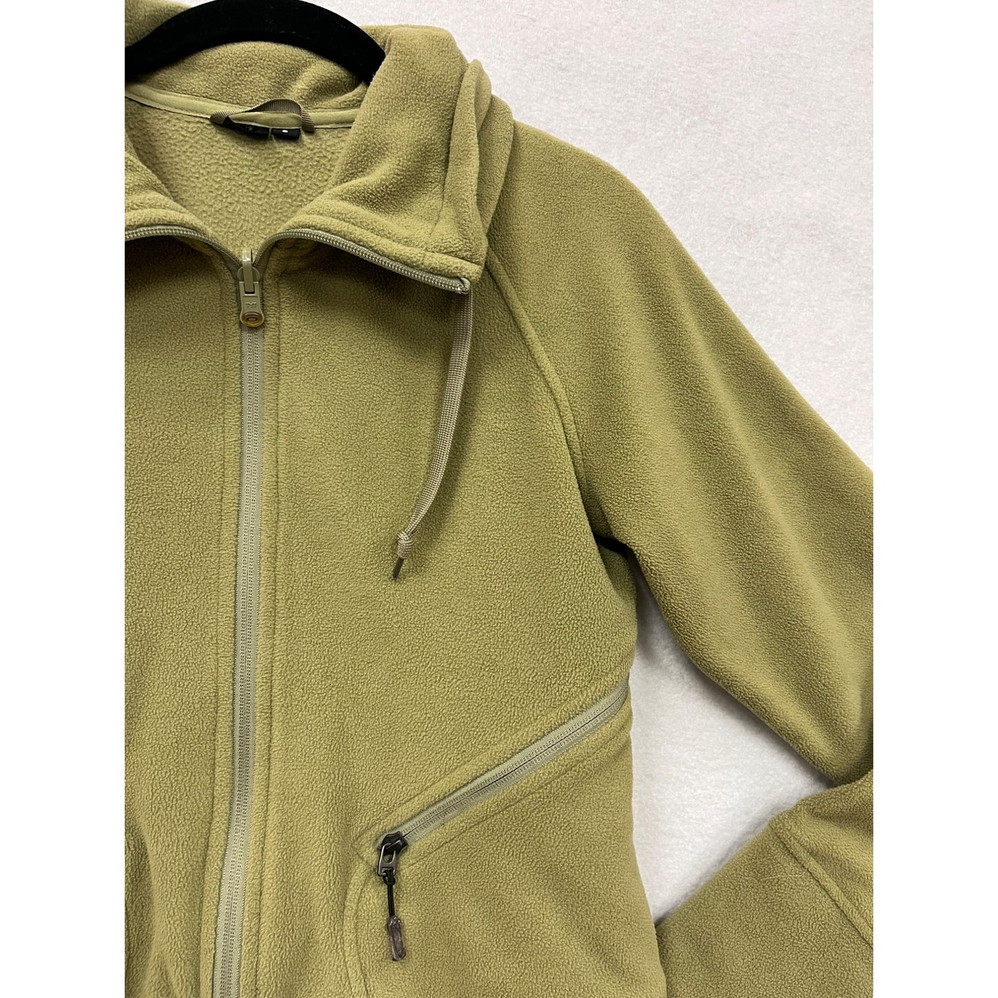 Oakley Womens Fleece Jacket Olive Green Zip-Up Size S #6297
