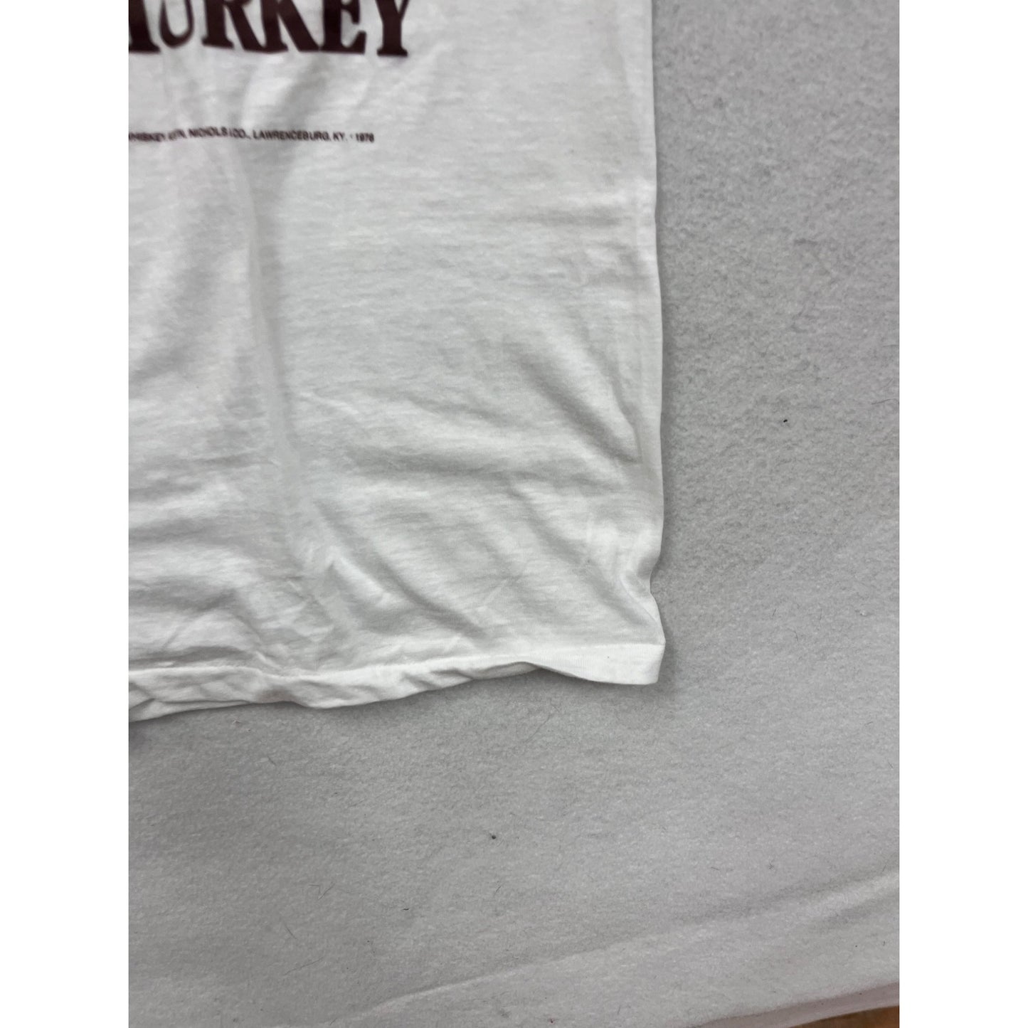 Vintage Elert Wild Turkey Ringer T-Shirt "The Bird Is The Word" #8356