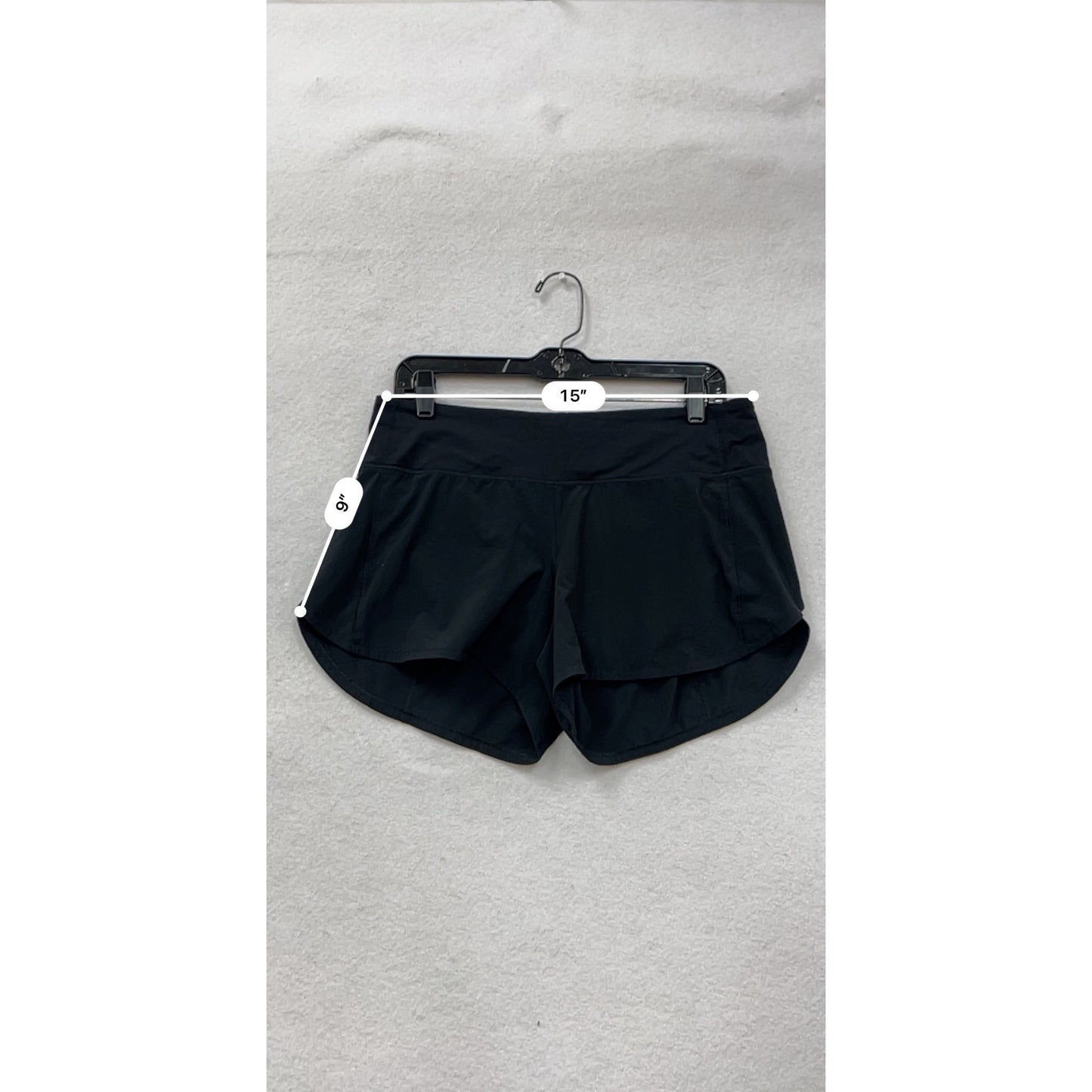 Lululemon Womens Black Athletic Shorts Size 8 #8033