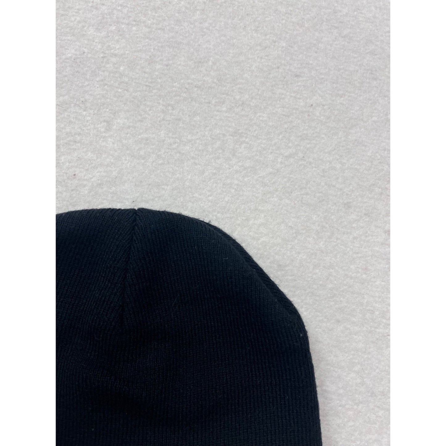 Spencers "Heaven Was Full" Black Acrylic Beanie OSFM #8352