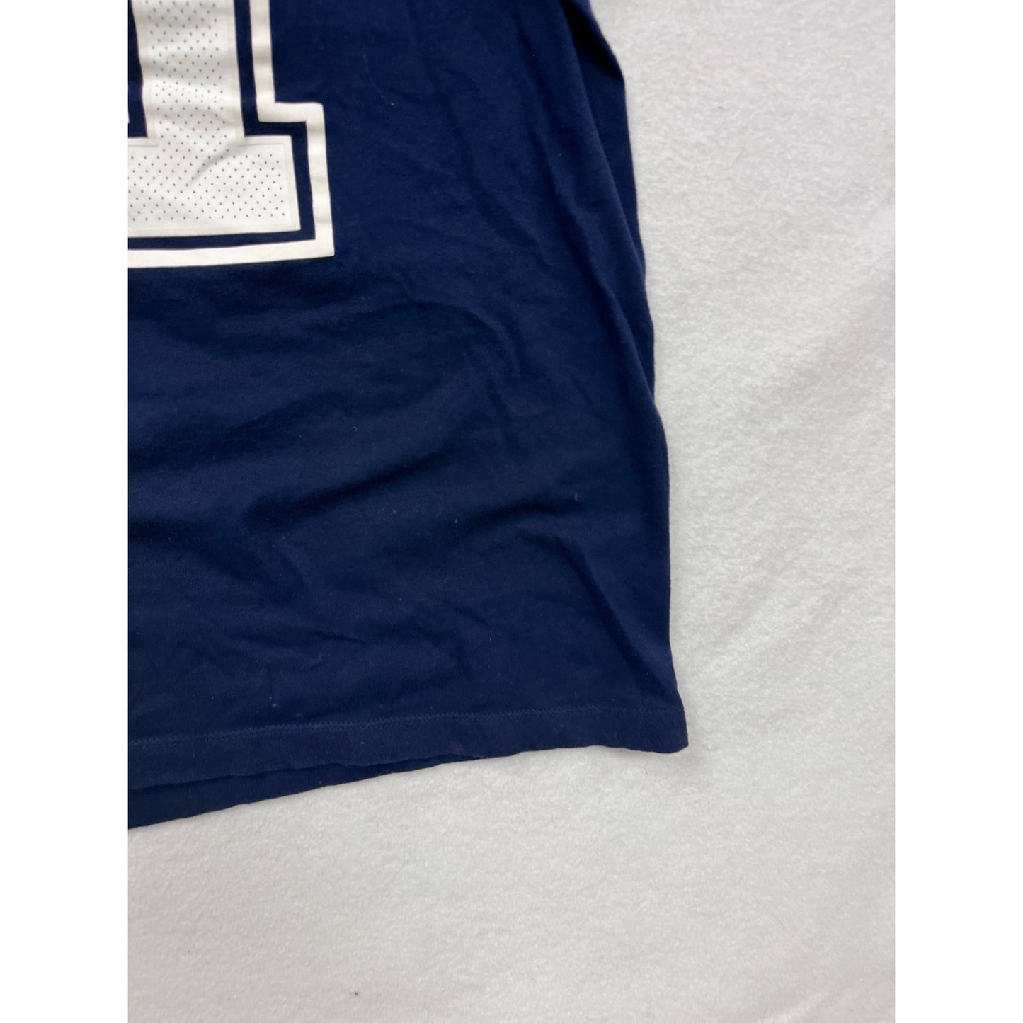 Nike Ezekiel Elliott Dallas Cowboys T-Shirt Size L Navy Blue Cotton #8358