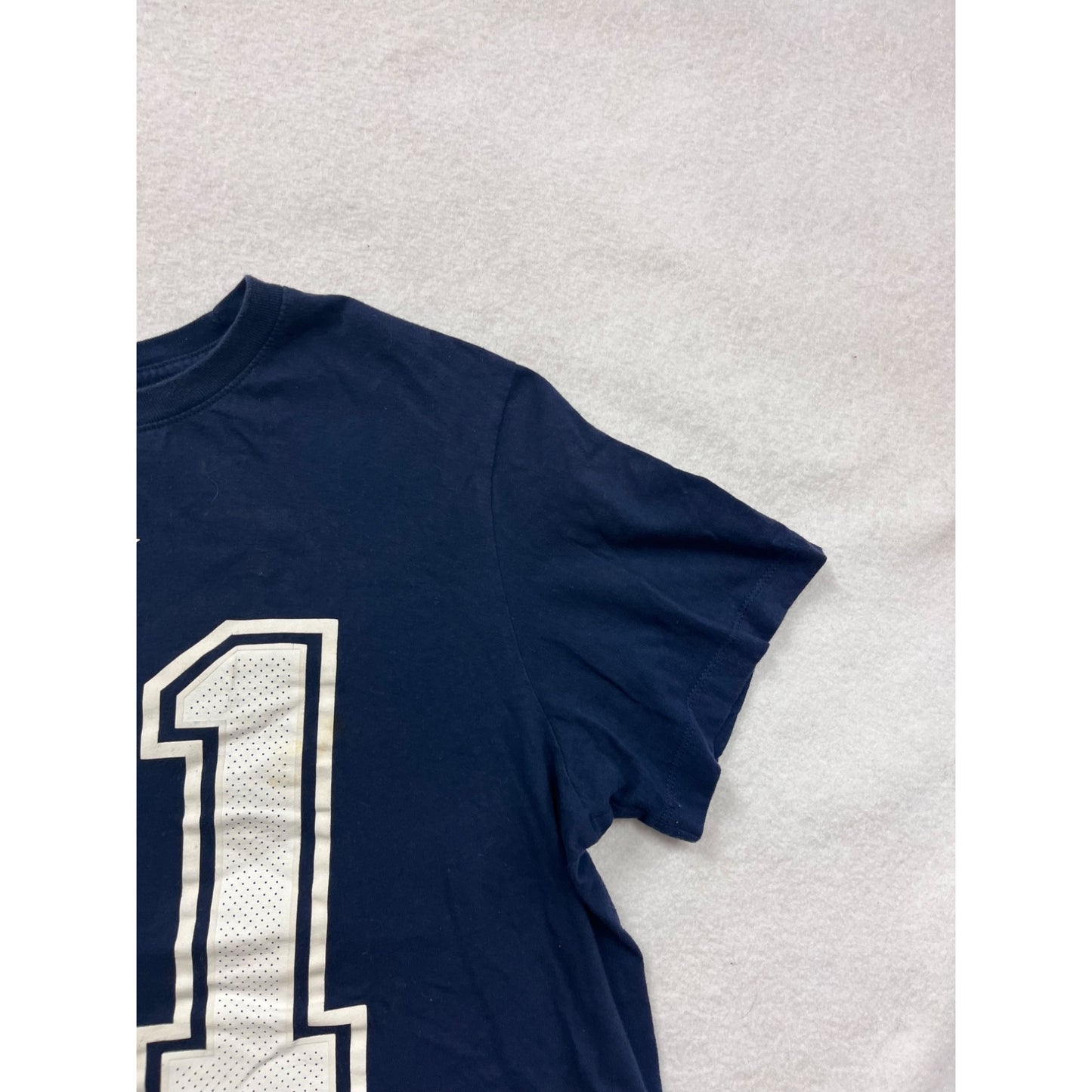 Nike Ezekiel Elliott Dallas Cowboys T-Shirt Size L Navy Blue Cotton #8358