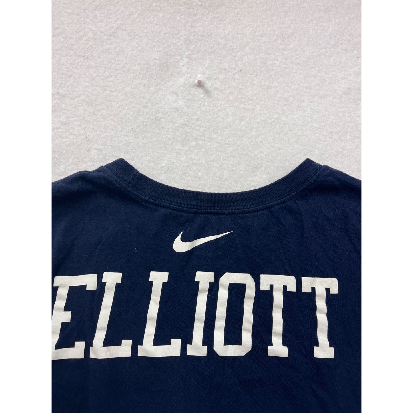 Nike Ezekiel Elliott Dallas Cowboys T-Shirt Size L Navy Blue Cotton #8358