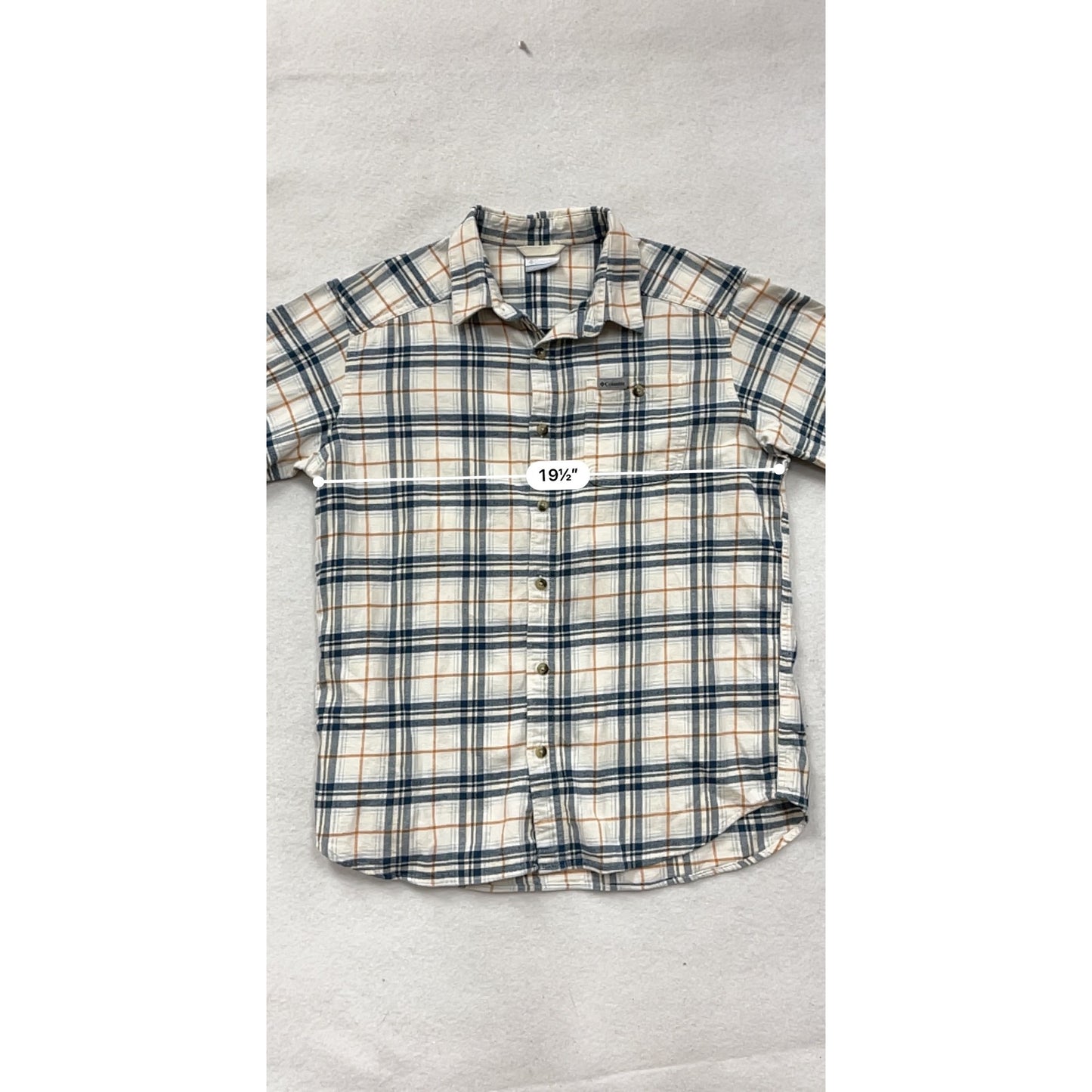 Columbia Plaid Button-Up Shirt #8825