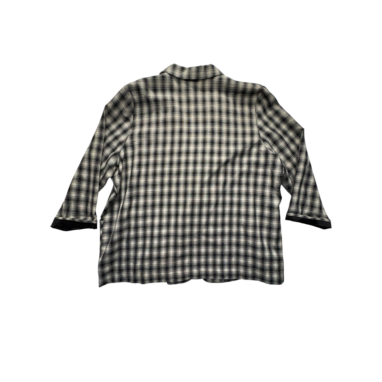 Vintage Willow Bay Black & White Plaid Blazer #7721