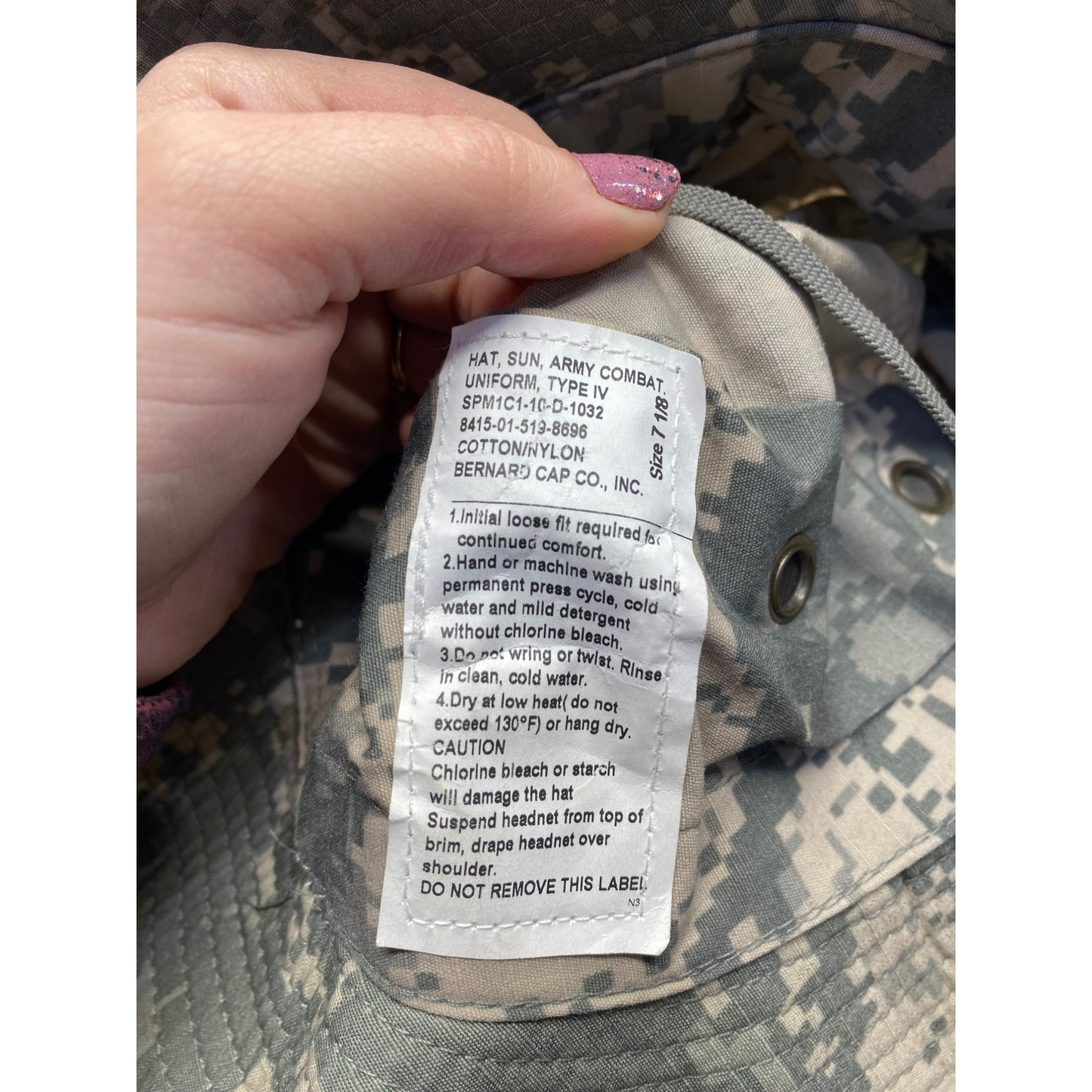 Army Combat Uniform Camo Bucket Hat #5942