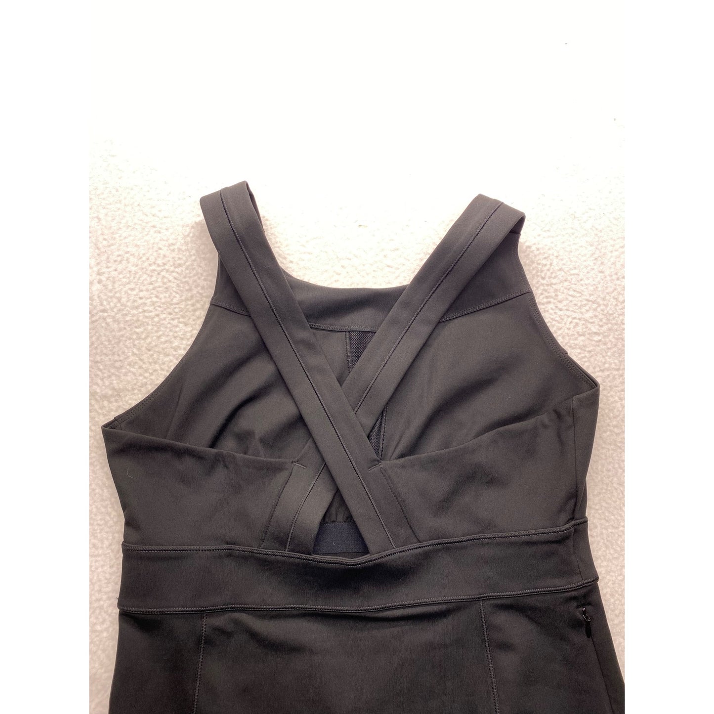 Royal Robbins Womens Black Sleeveless Athletic Dress With Criss Cross Back #7043