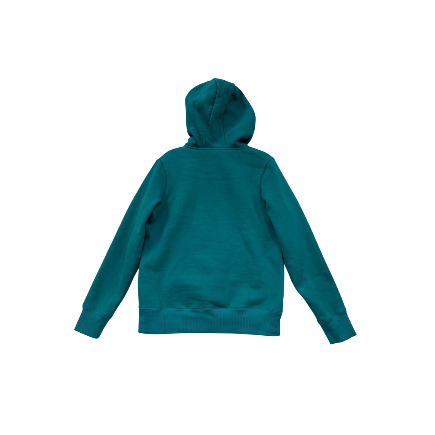 Polaris Womens Teal Hoodie Sweatshirt With Half-Zip Front & Kangaroo Pocket Size M #6927