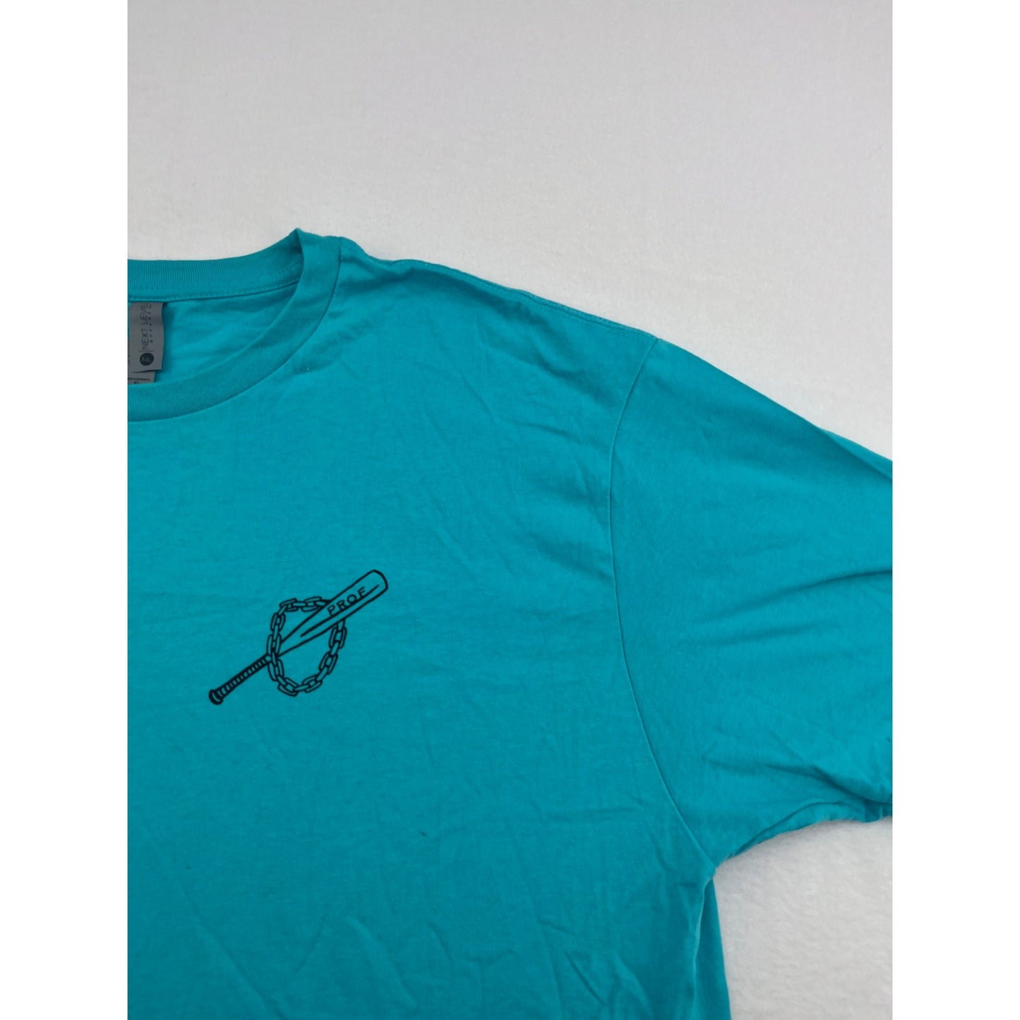 Next Level Turquoise T-Shirt XL Cotton Blend Mens Graphic Crewneck #6223