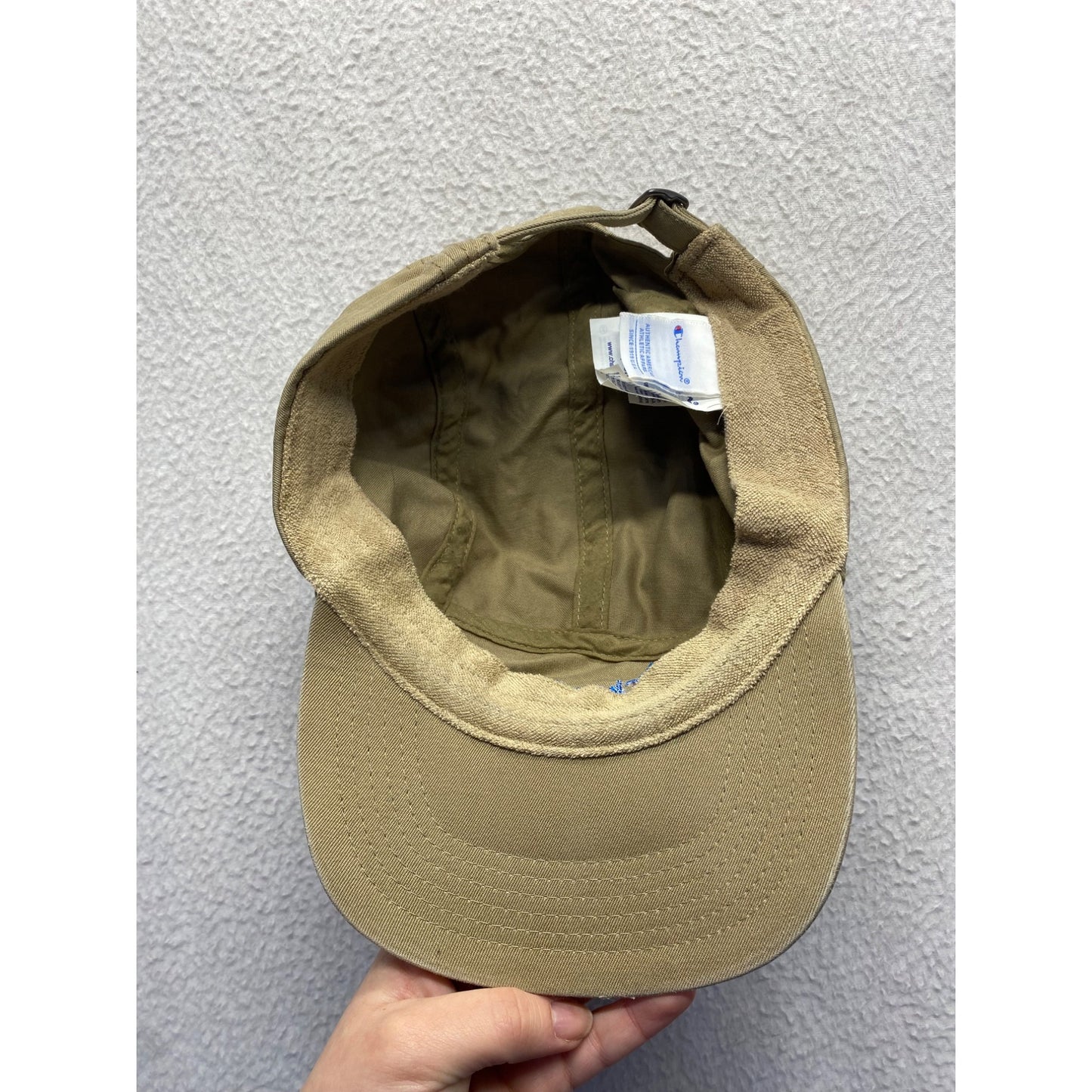 Champion Khaki Cotton Baseball Cap With Adjustable Strap #7059