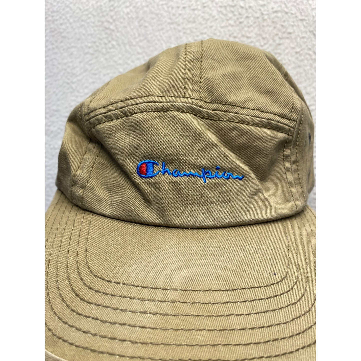 Champion Khaki Cotton Baseball Cap With Adjustable Strap #7059