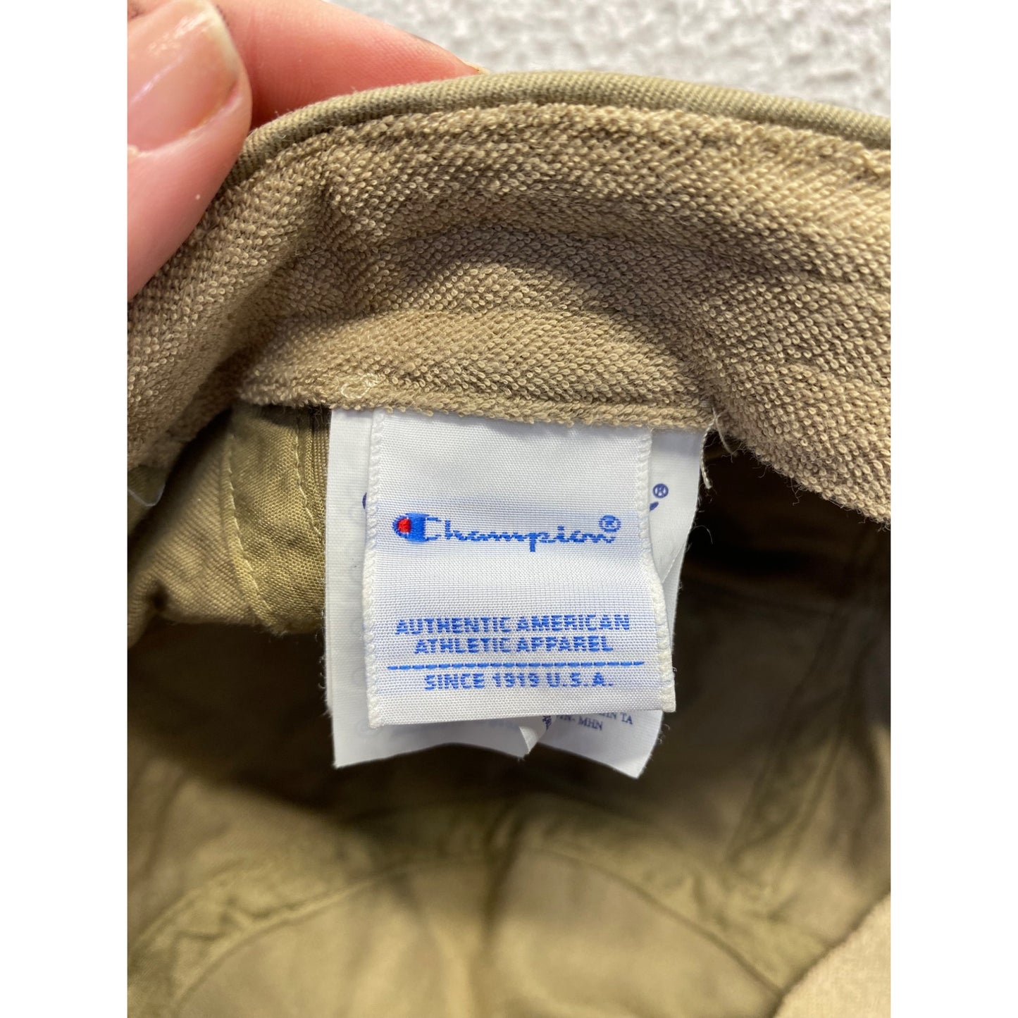 Champion Khaki Cotton Baseball Cap With Adjustable Strap #7059