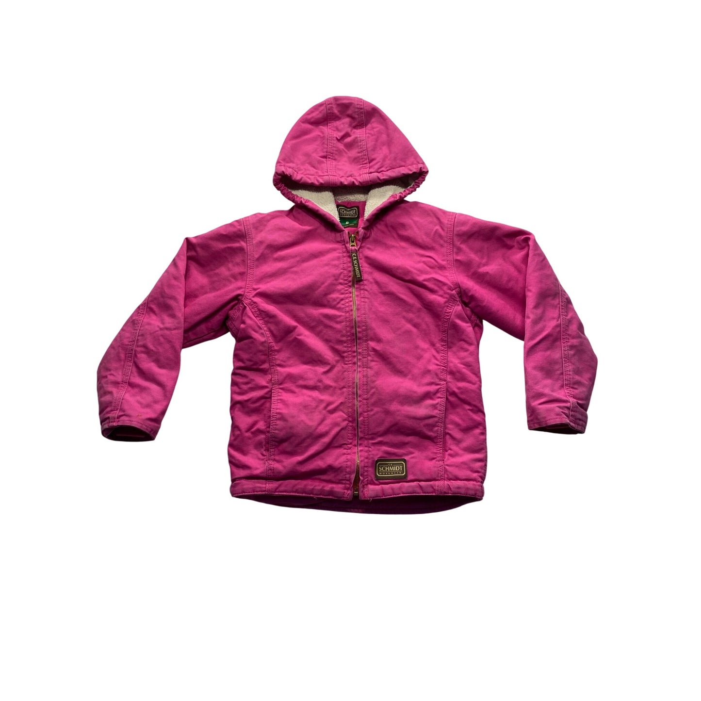 C.E. Schmidt Workwear Youth Pink Hooded Sherpa-Lined Jacket #7217