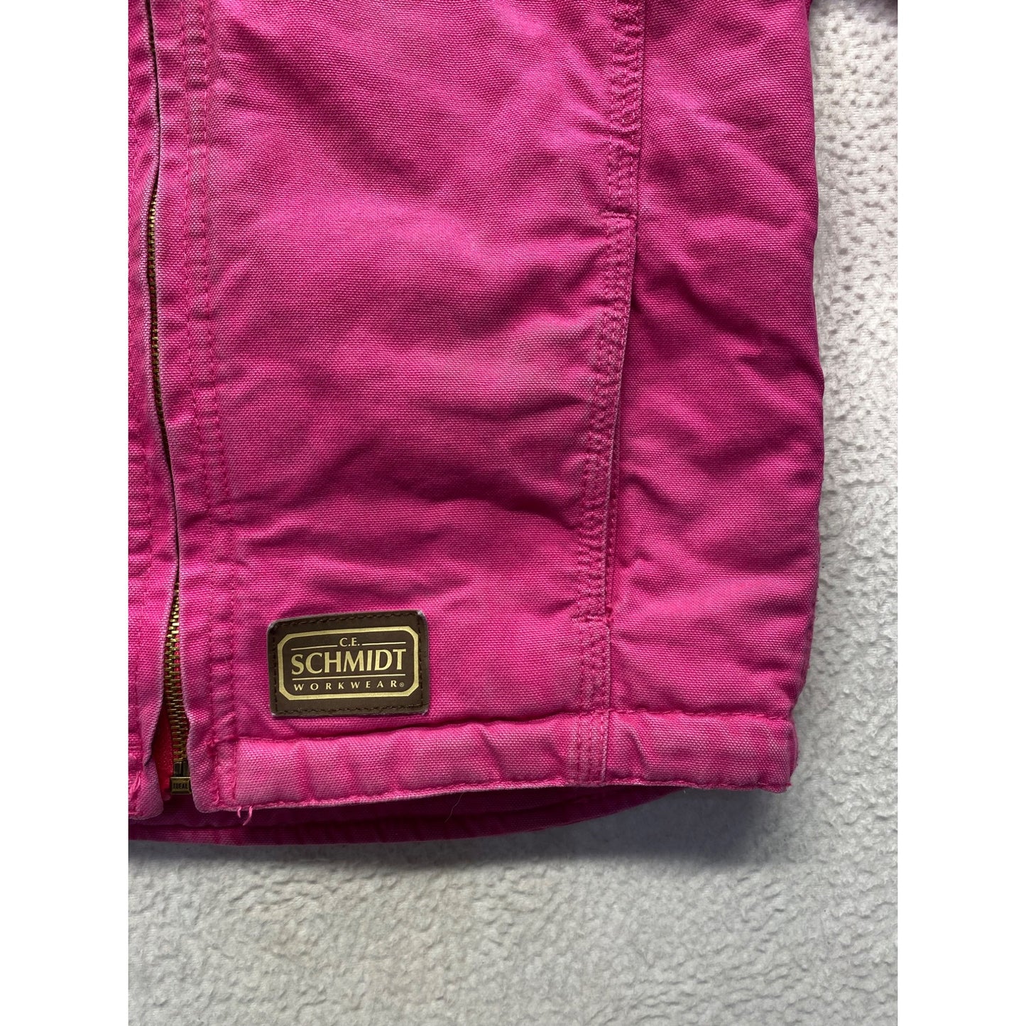 C.E. Schmidt Workwear Youth Pink Hooded Sherpa-Lined Jacket #7217