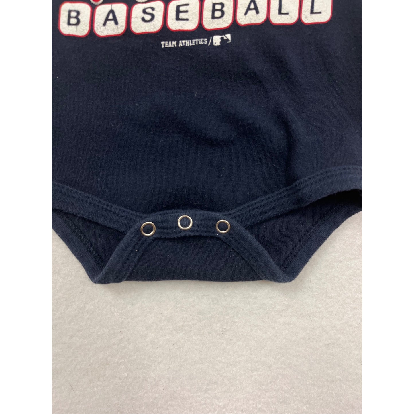 Minnesota Twins Baseball Infant Bodysuit 0-3M Navy With Red Stitching #6453