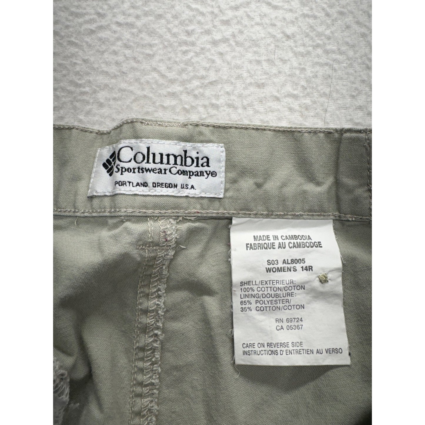 Columbia Womens Convertible Cargo Pants #7552