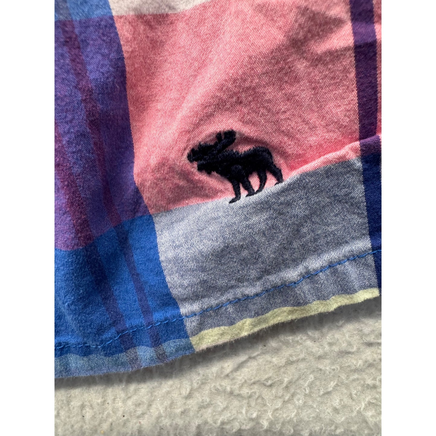 Abercrombie & Fitch XL Halter Plaid Dress Multicolor Cotton #316B