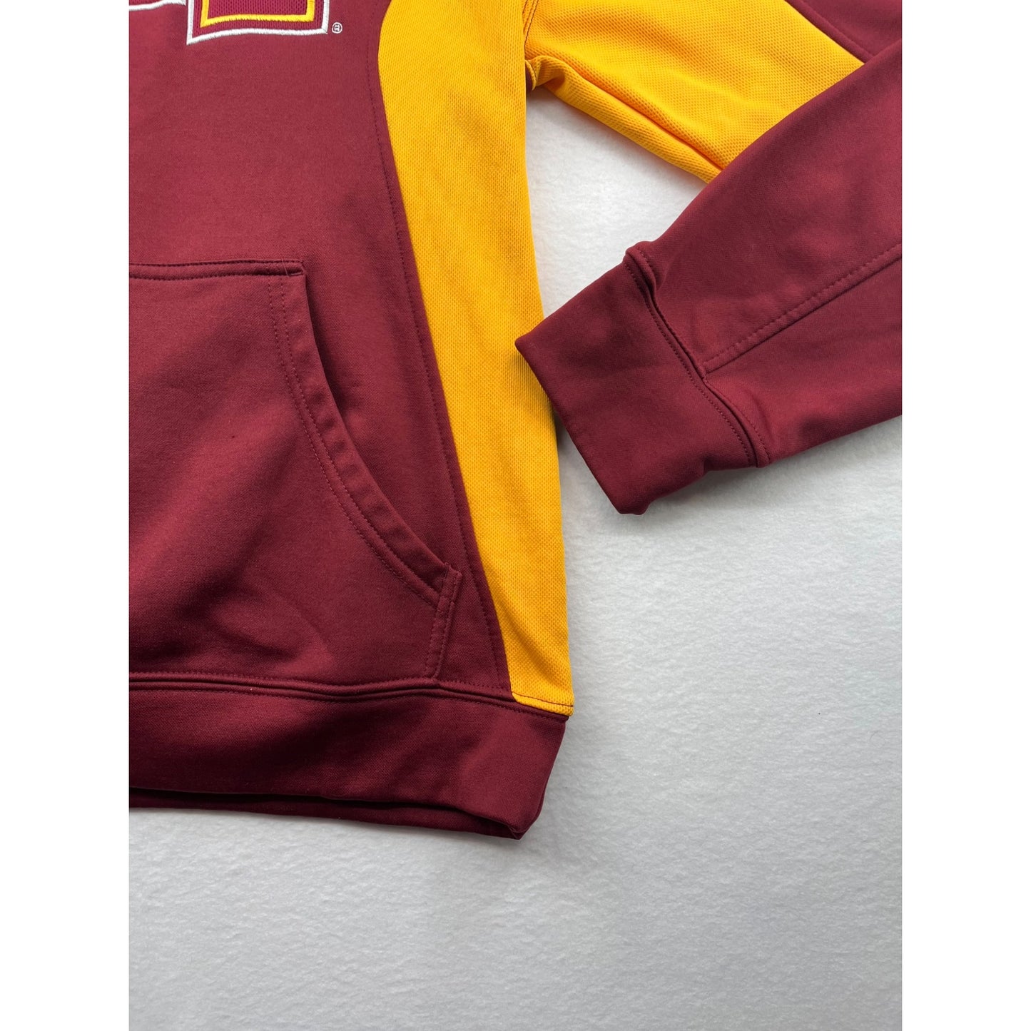 Men’s Minnesota Golden Gophers Pollover Hoodie Maroon & Gold By Knights Apparel #6143