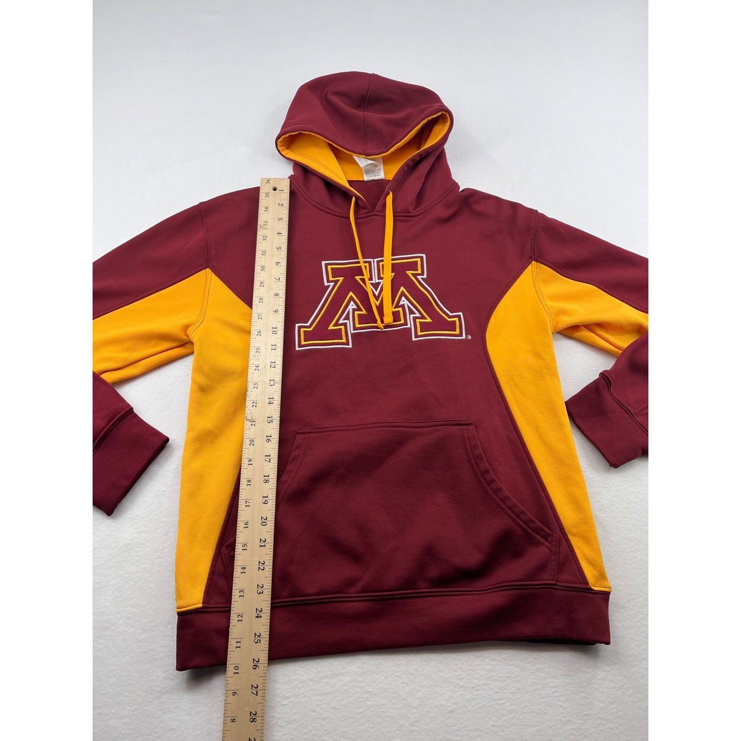 Men’s Minnesota Golden Gophers Pollover Hoodie Maroon & Gold By Knights Apparel #6143
