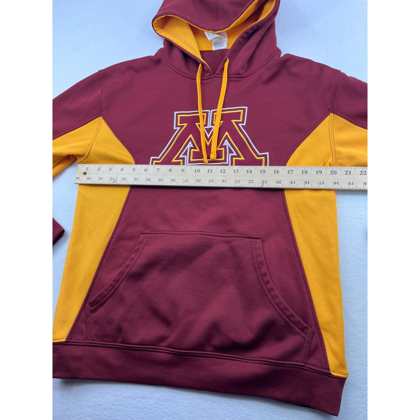 Men’s Minnesota Golden Gophers Pollover Hoodie Maroon & Gold By Knights Apparel #6143