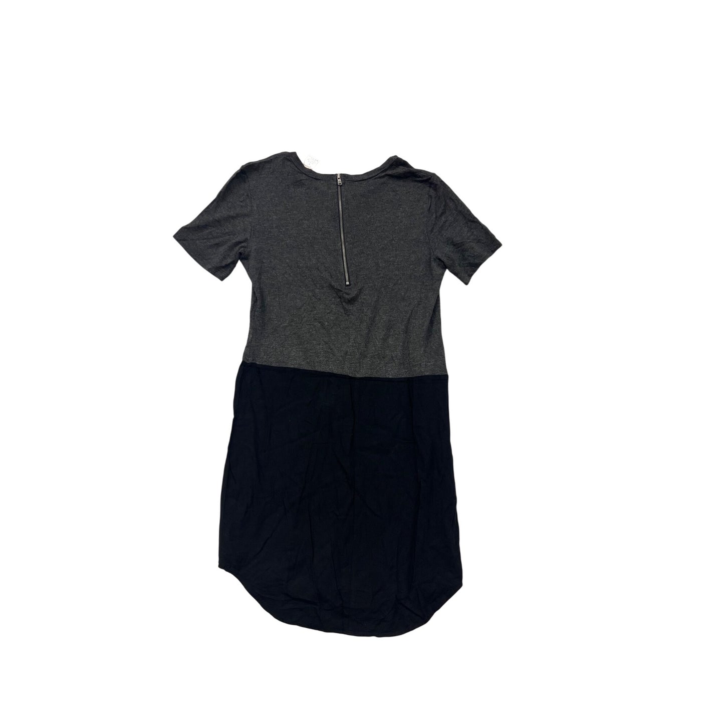 Peyton Jensen Womens Colorblock Black & Gray Short Sleeve Dress #6572