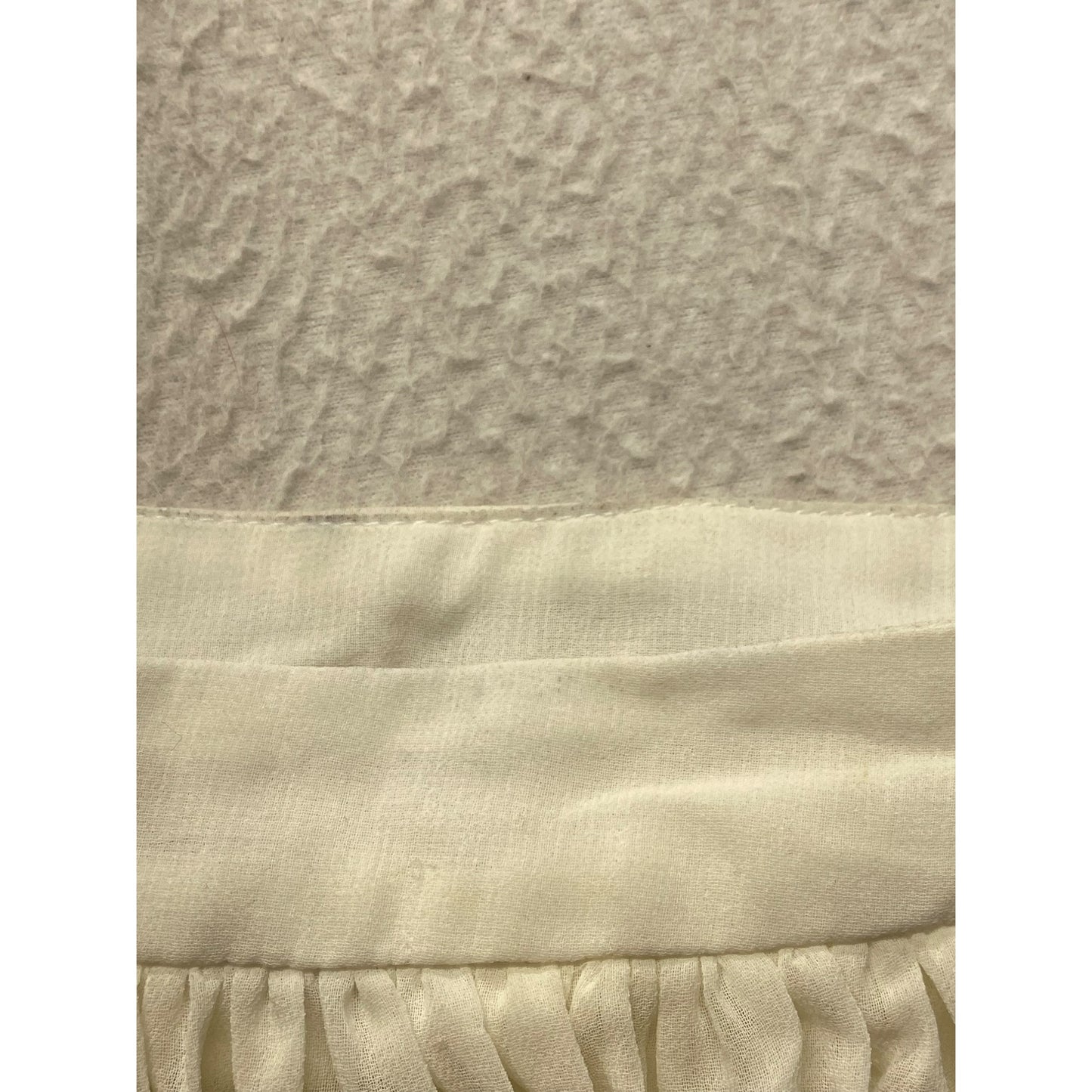 Emmelle Womens White Pleated Mini Skirt #5899