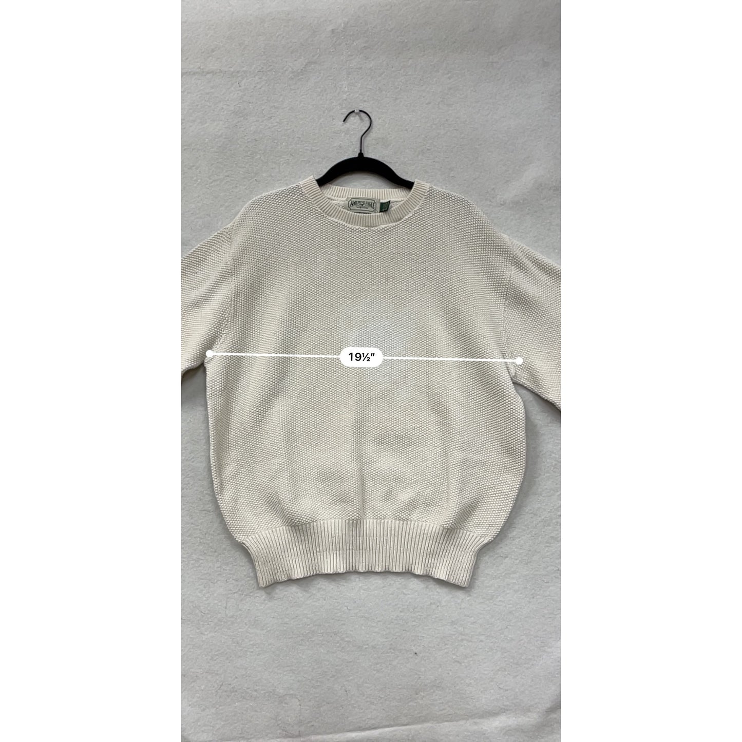 Vintage 80s American Eagle Outfitters Womens Large Textured Knit Sweater #8103