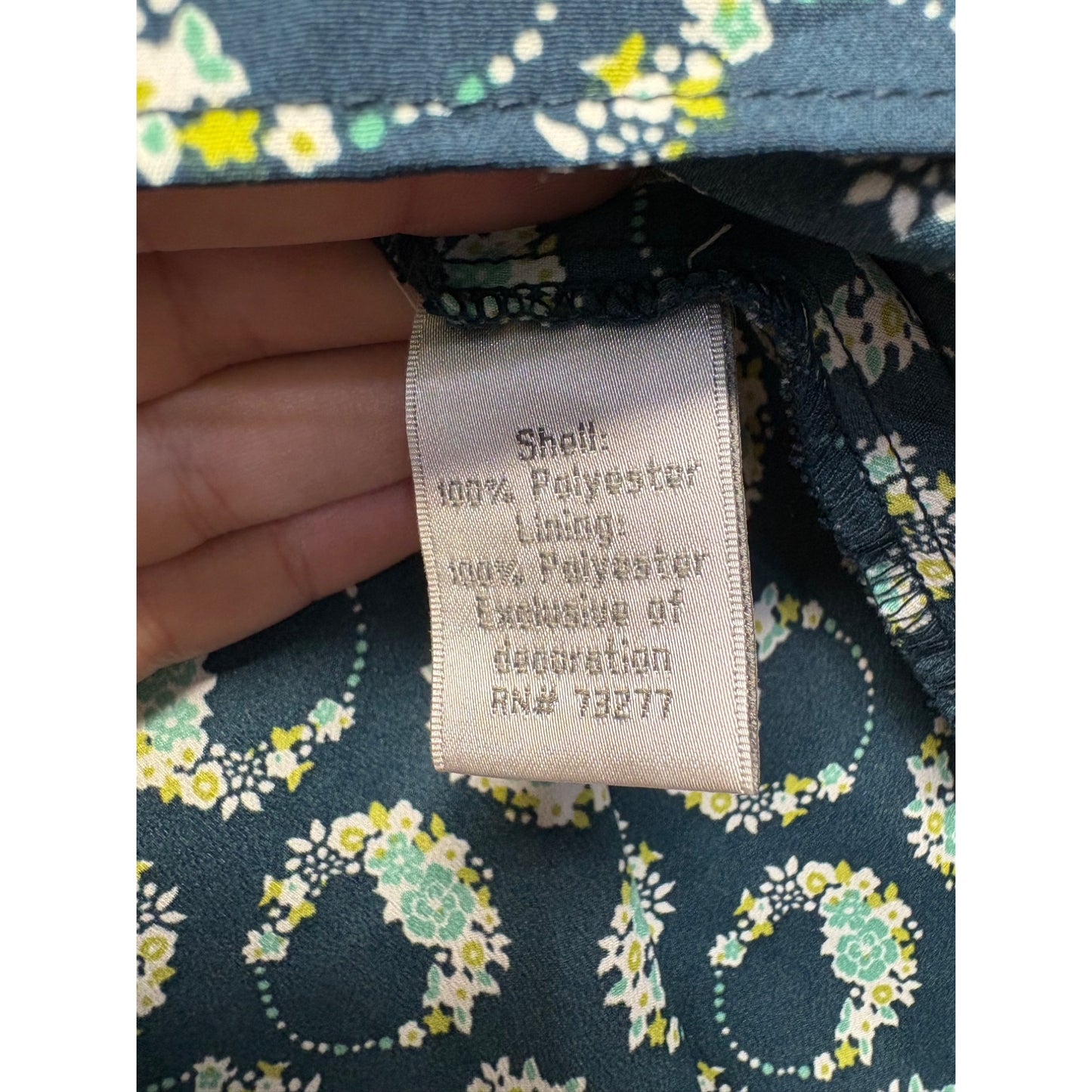 Lauren Conrad Floral Print Sleeveless Spaghetti Strap Dress Size 4 #7707