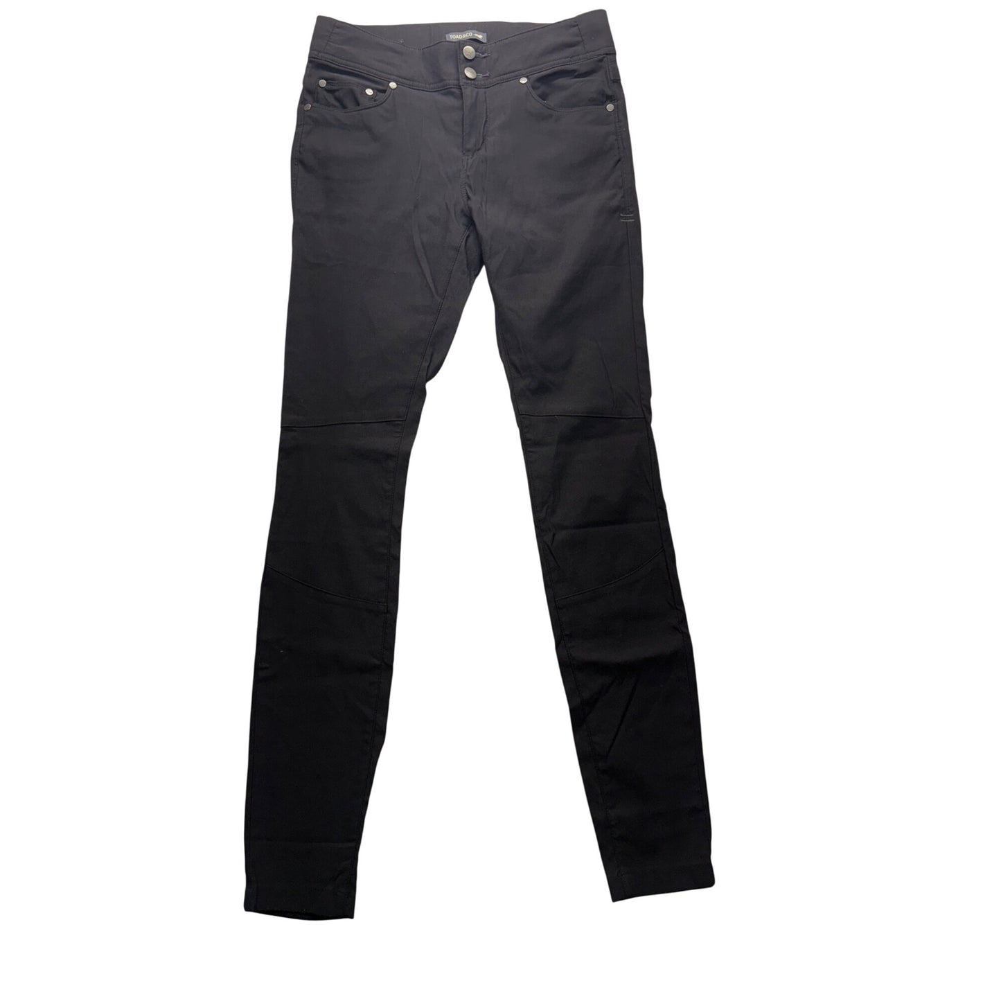 Toad&Co Womens Black Slim Fit Stretch Pants #7529