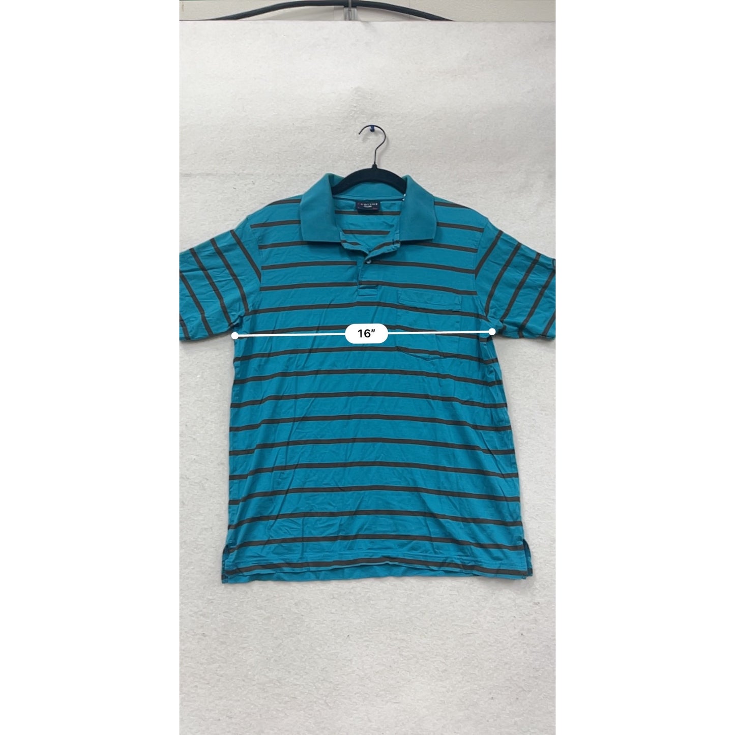 Proline Mens Striped Polo Shirt M #663A