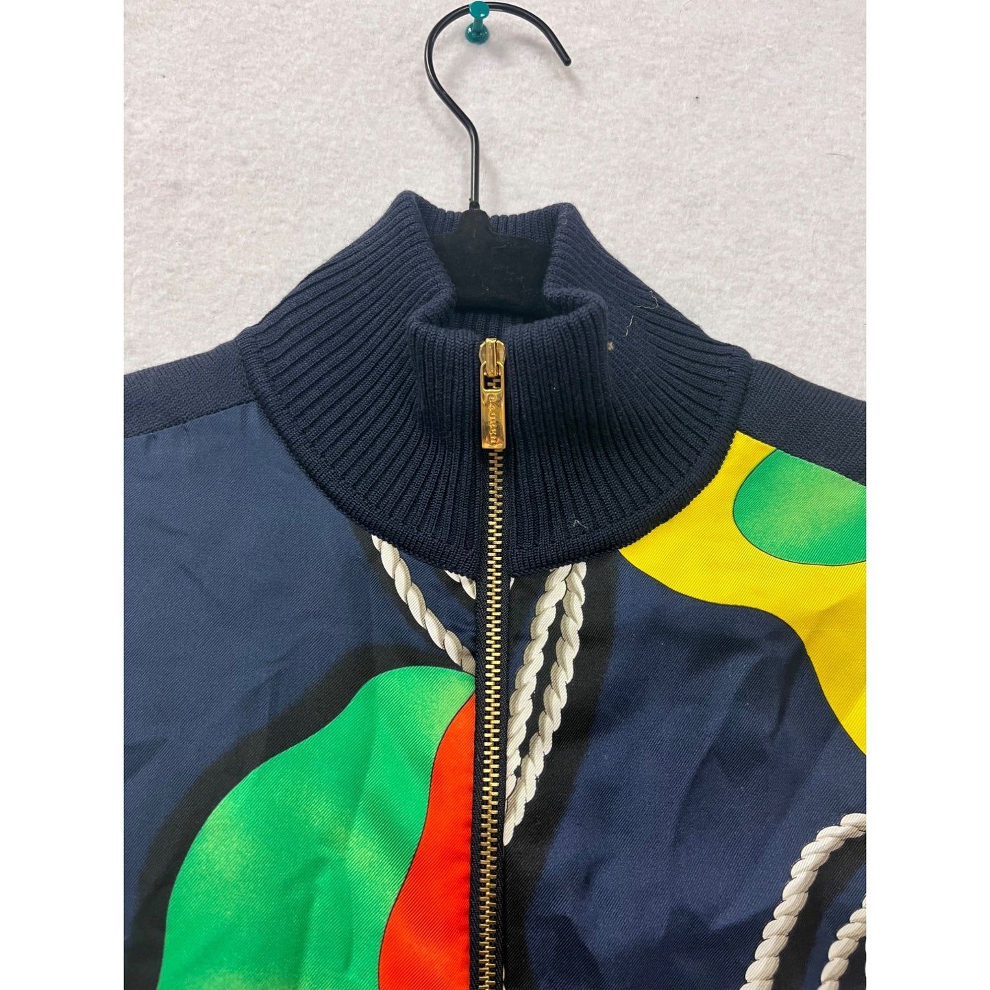 Women’s Ralph Lauren Silk Nautical Full Zip Vest #2993