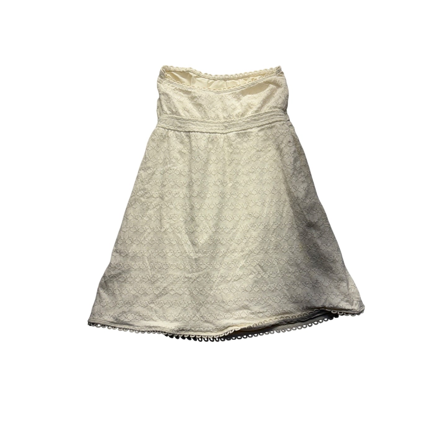 Juicy Couture Ivory Lace Strapless Dress #7544