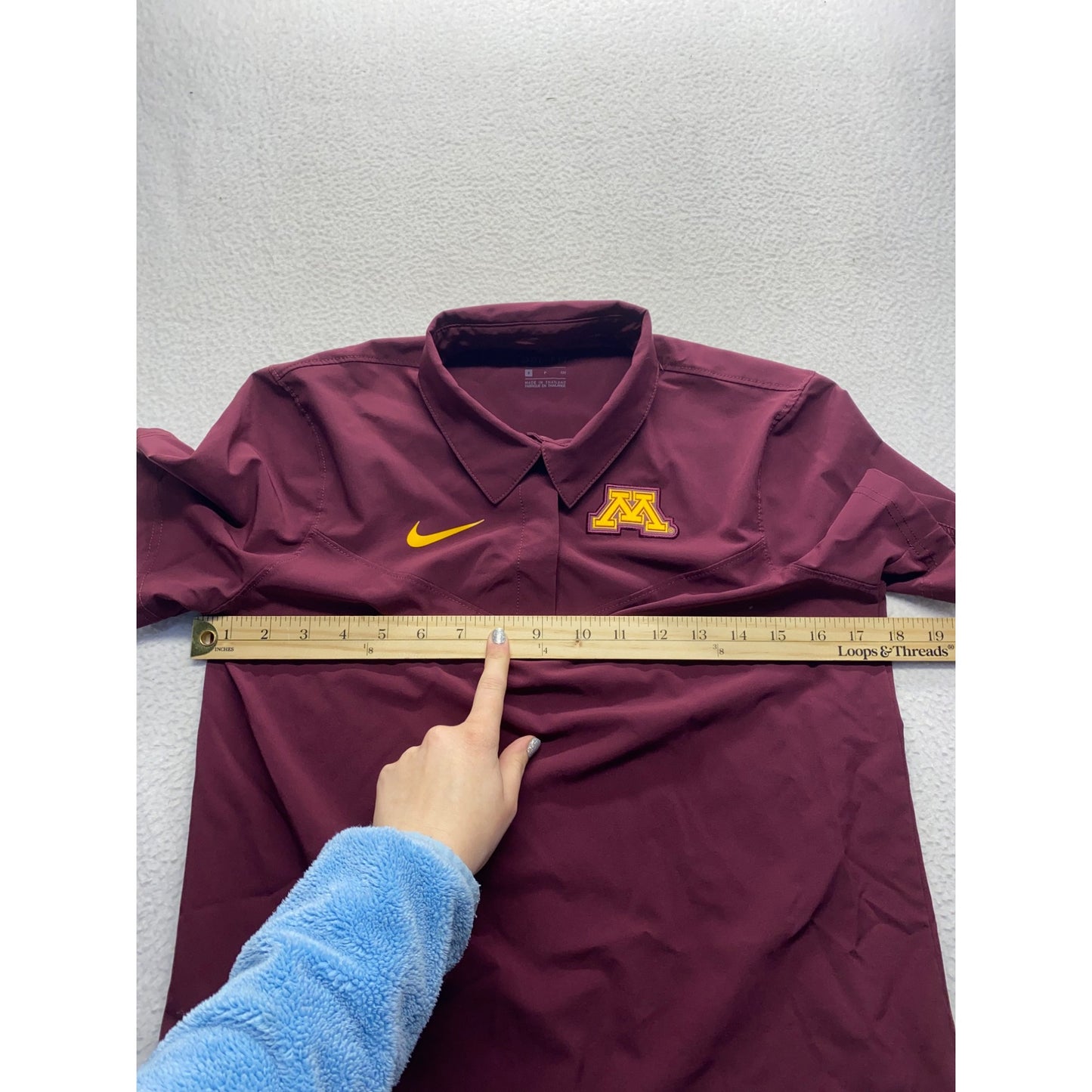 University Of Minnesota Nike Dri-Fit Polo Shirt Maroon Womens #7124